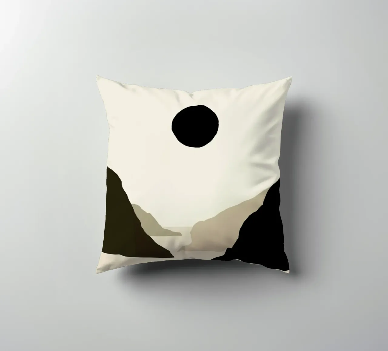 Black Moon Mountain cuscino da Graphite