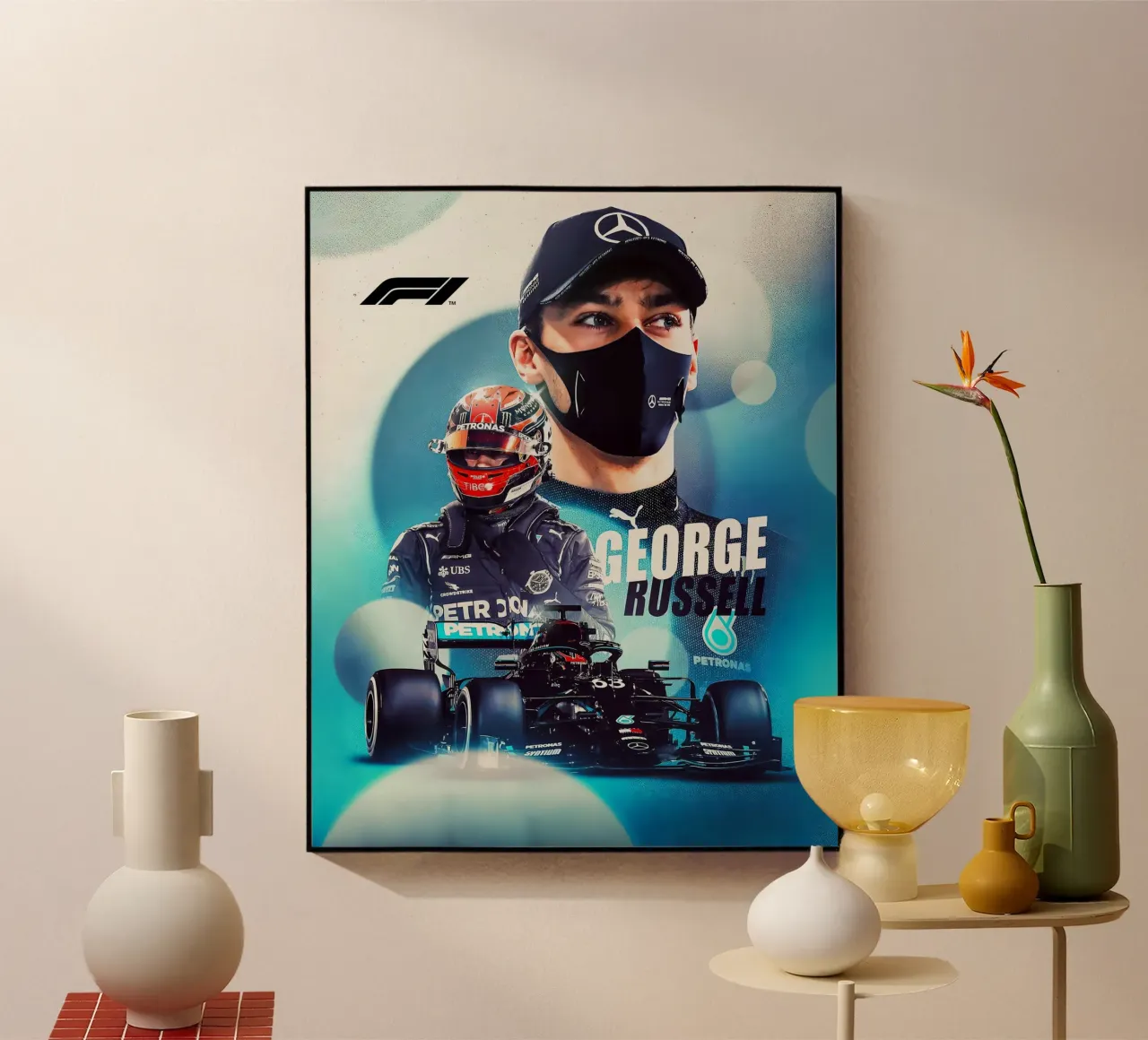 George Russell plexiglass da Indah Creative