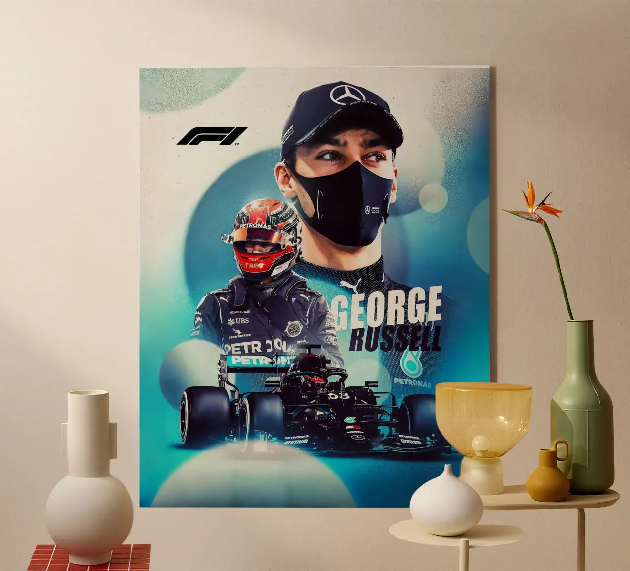 George Russell plexiglass da Indah Creative