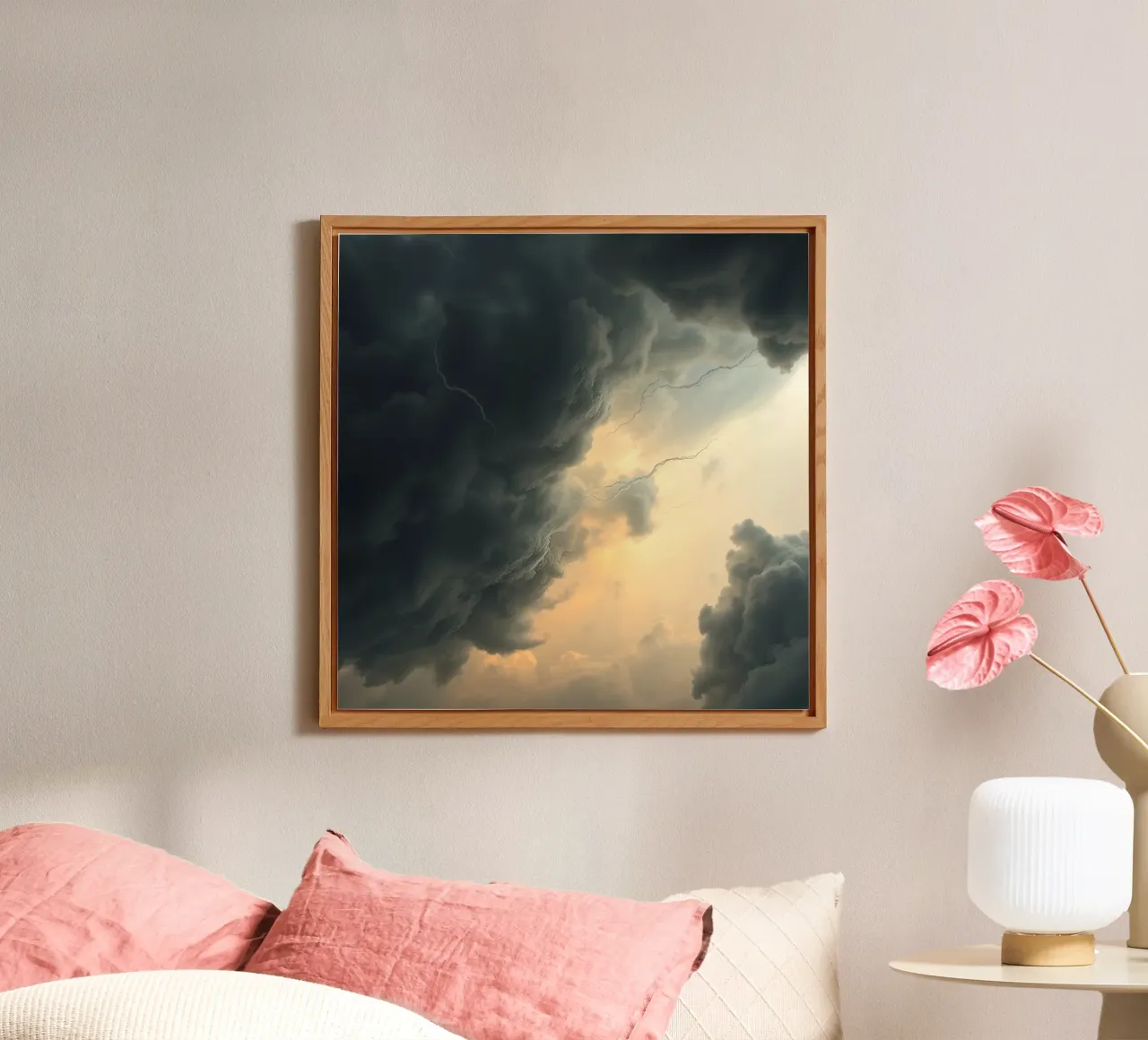 Dramatic storm clouds gather before an impending thunderstor forex plate by DesignDoodle