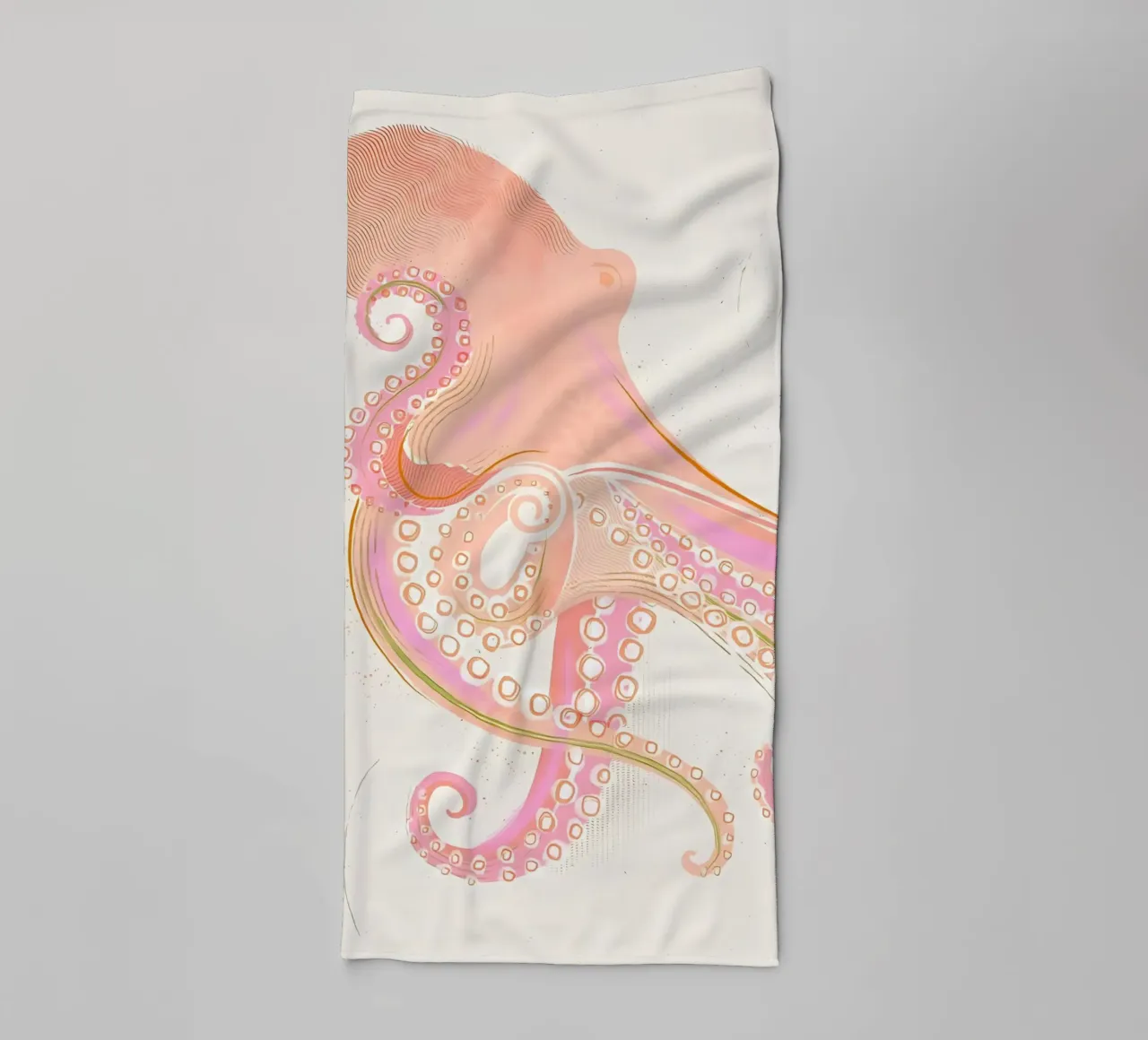 Summer Print, Octopus, Sealife, Ocean Print towel by DolceVita