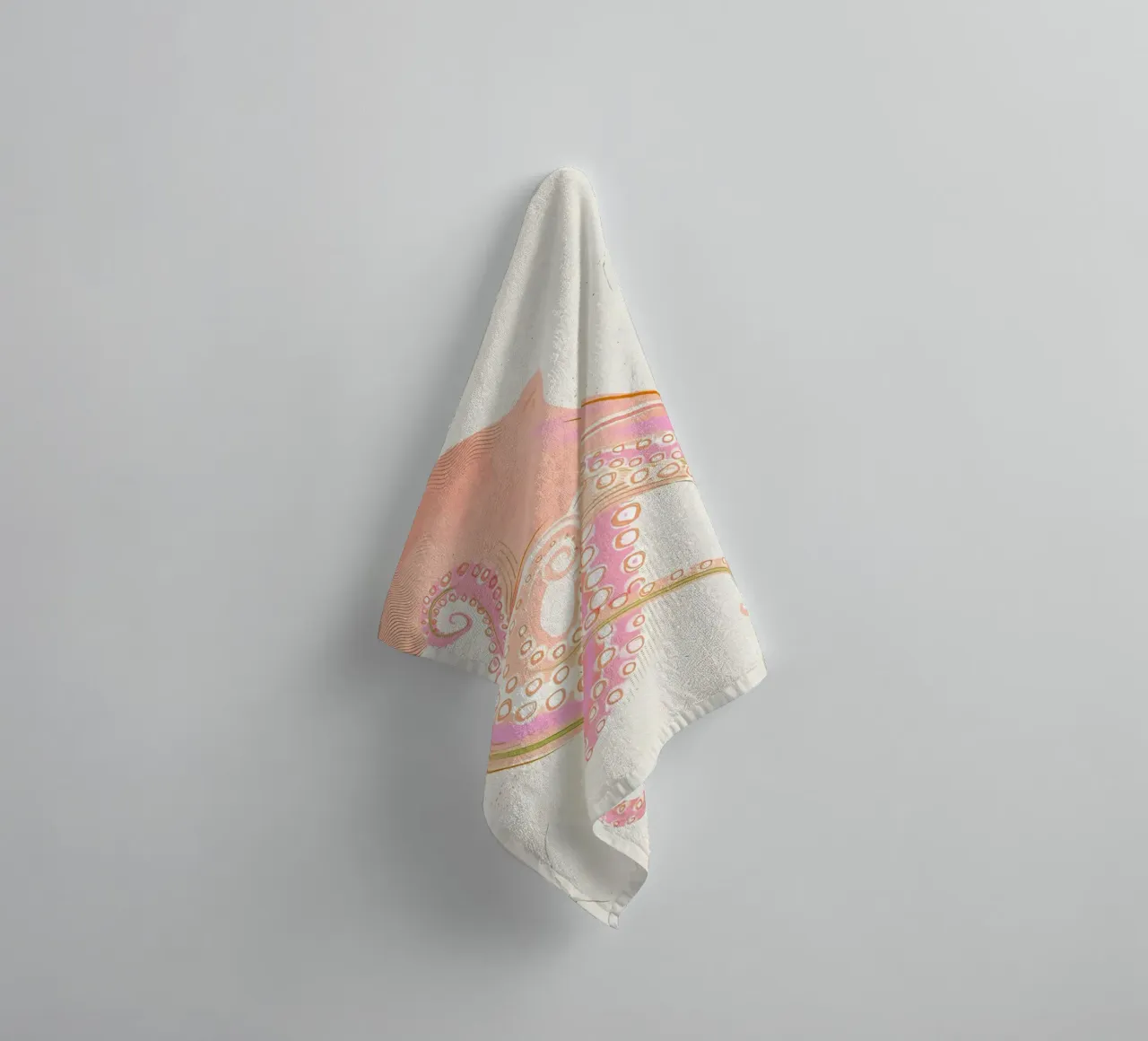 Summer Print, Octopus, Sealife, Ocean Print towel by DolceVita