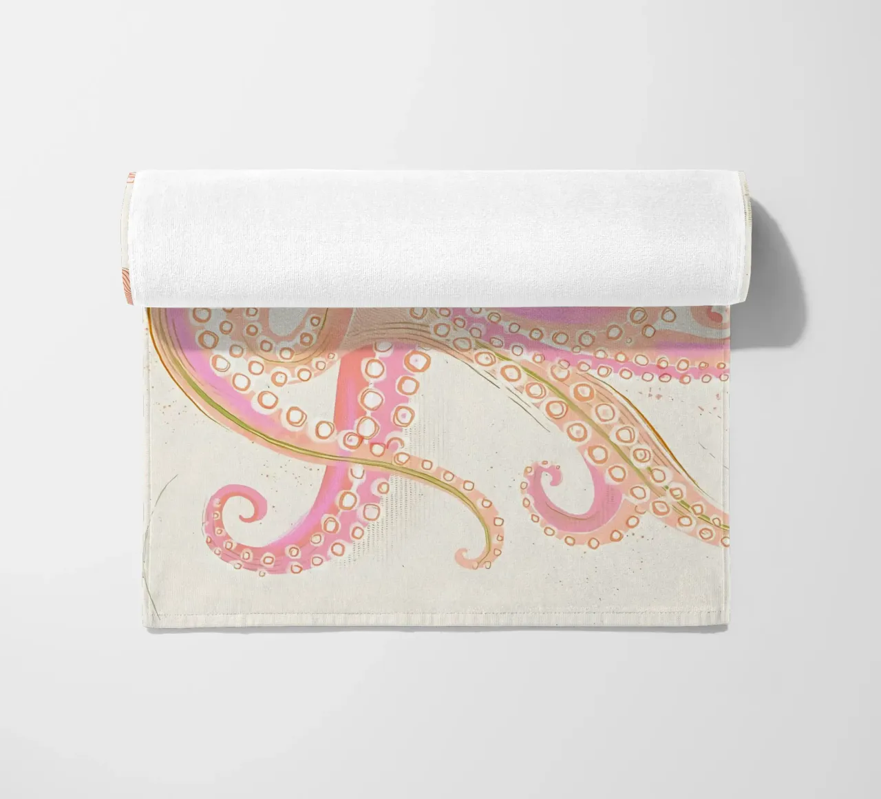 Summer Print, Octopus, Sealife, Ocean Print beach towel by DolceVita
