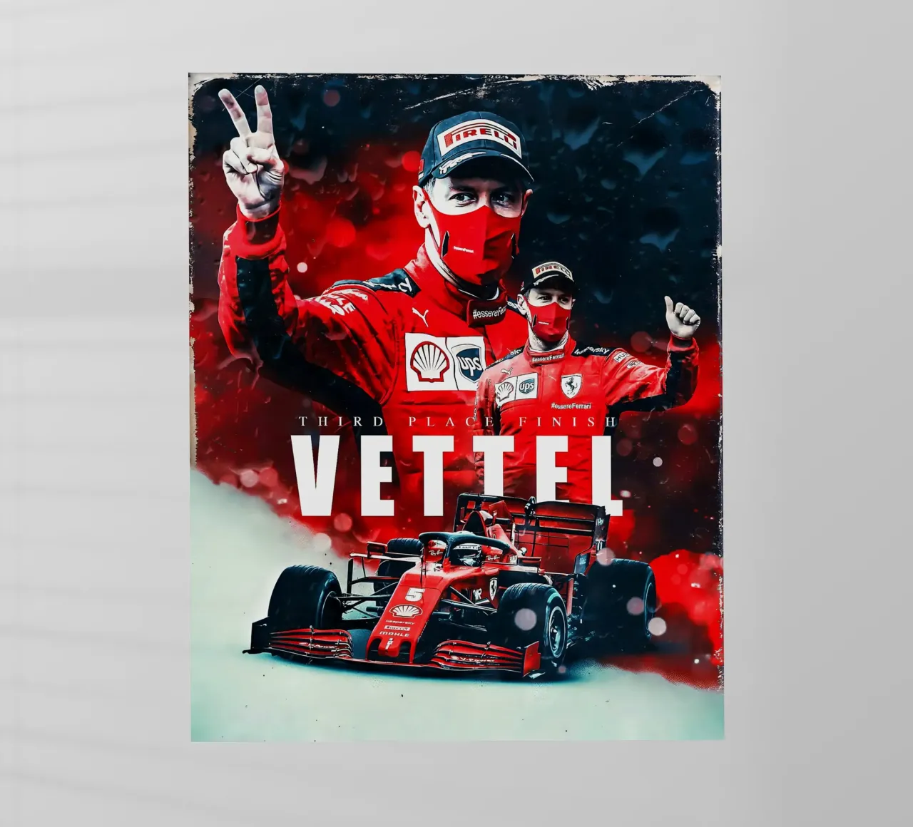 Sebastian Vettel pellicola backlit da Indah Creative