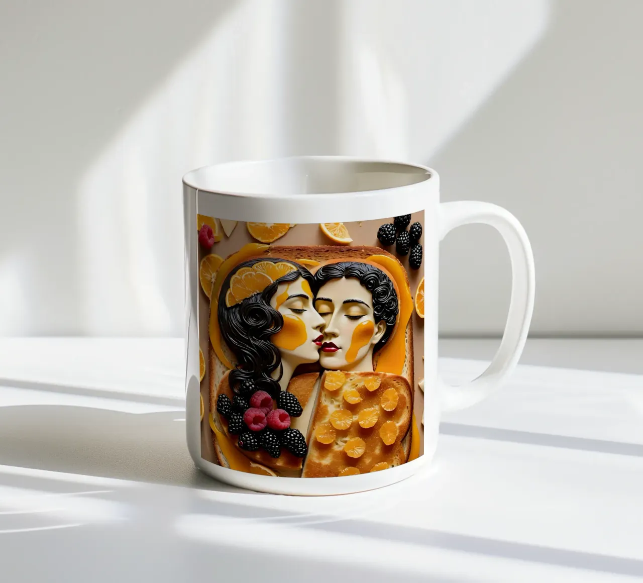 Toast Himbeere tazza in ceramica da kosinsart.gallery