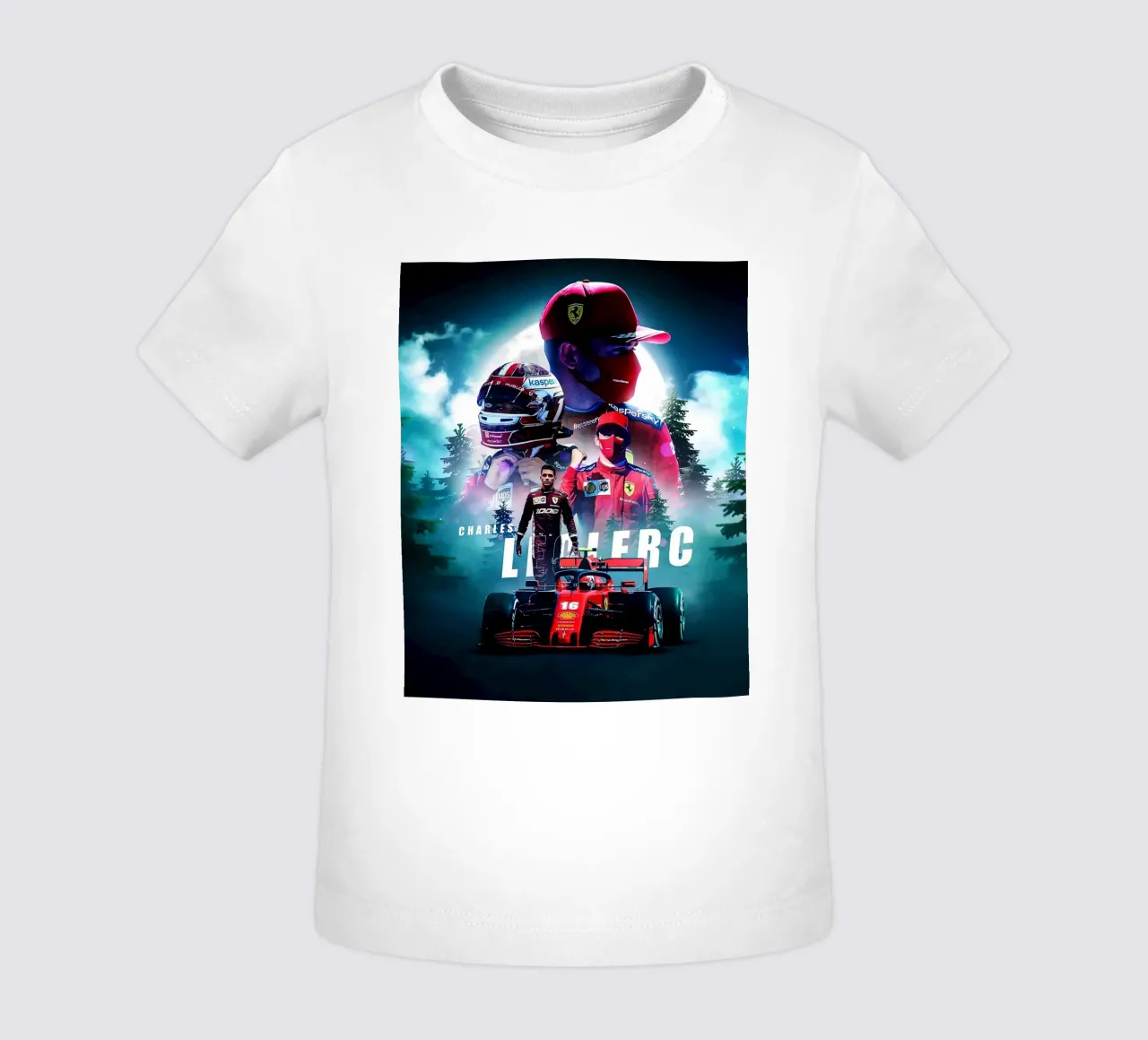 Charles Leclerc maglietta neonato da Indah Creative