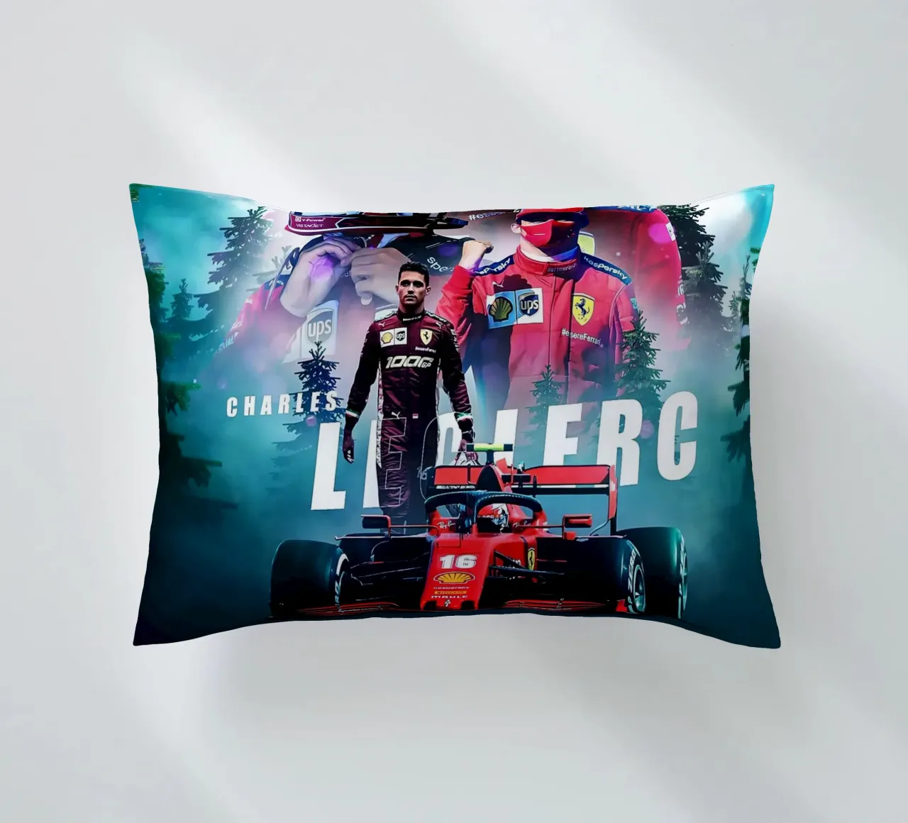 Charles Leclerc cuscino da Indah Creative