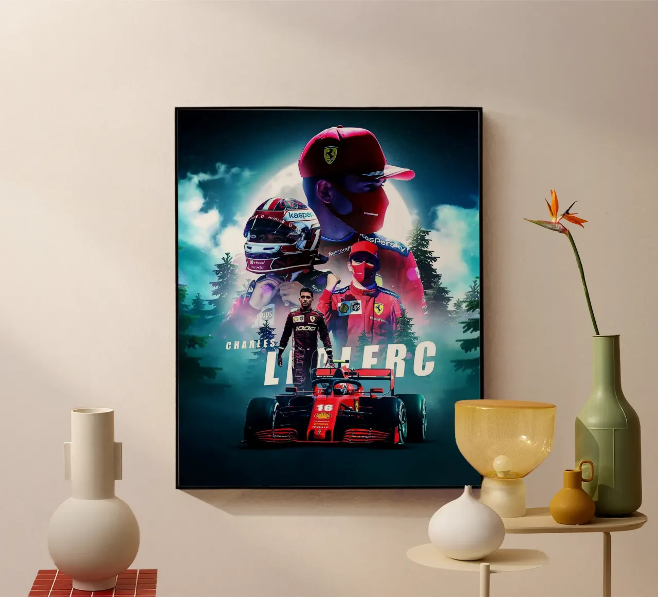 Charles Leclerc plexiglass da Indah Creative