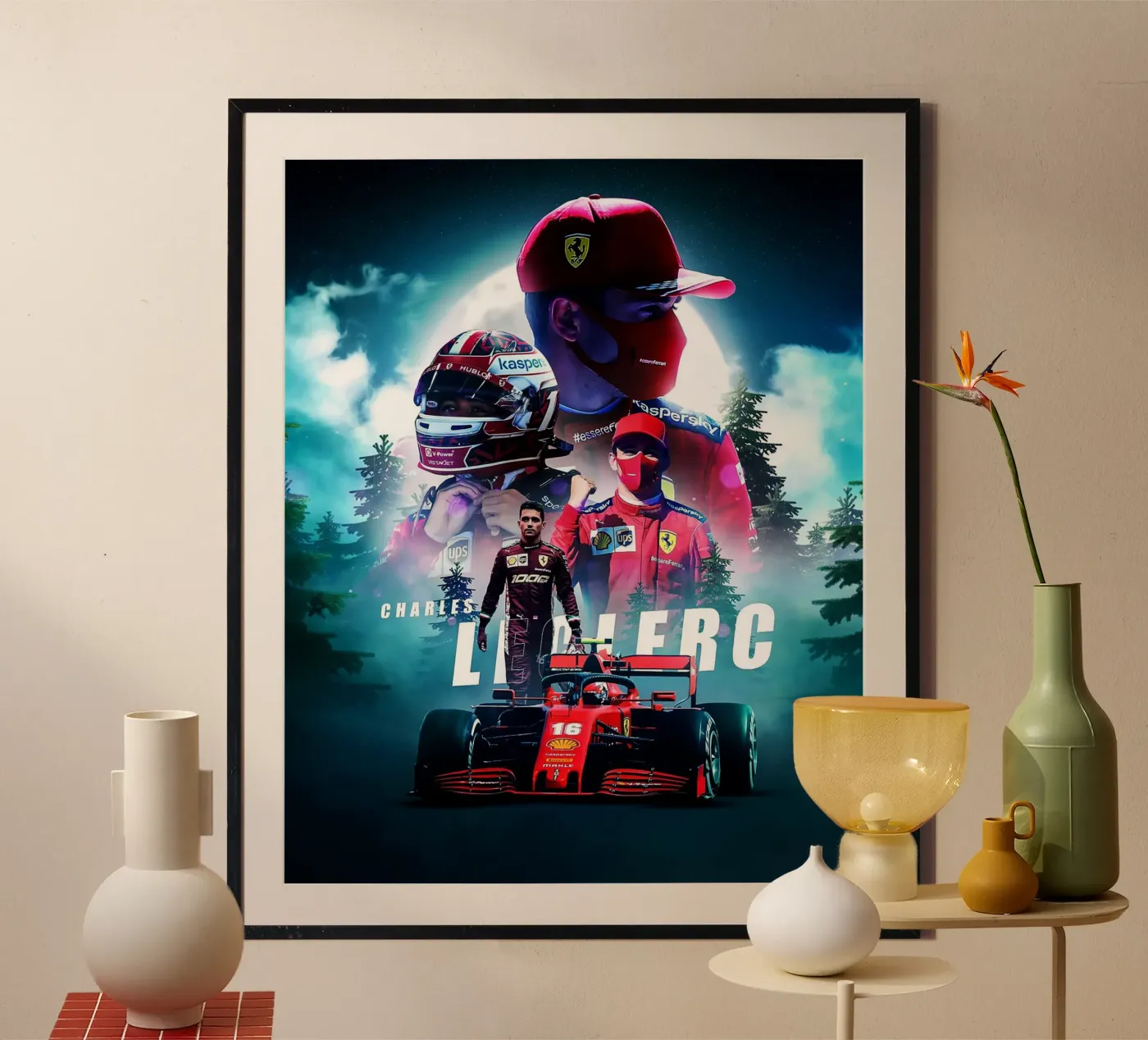 Charles Leclerc poster da Indah Creative