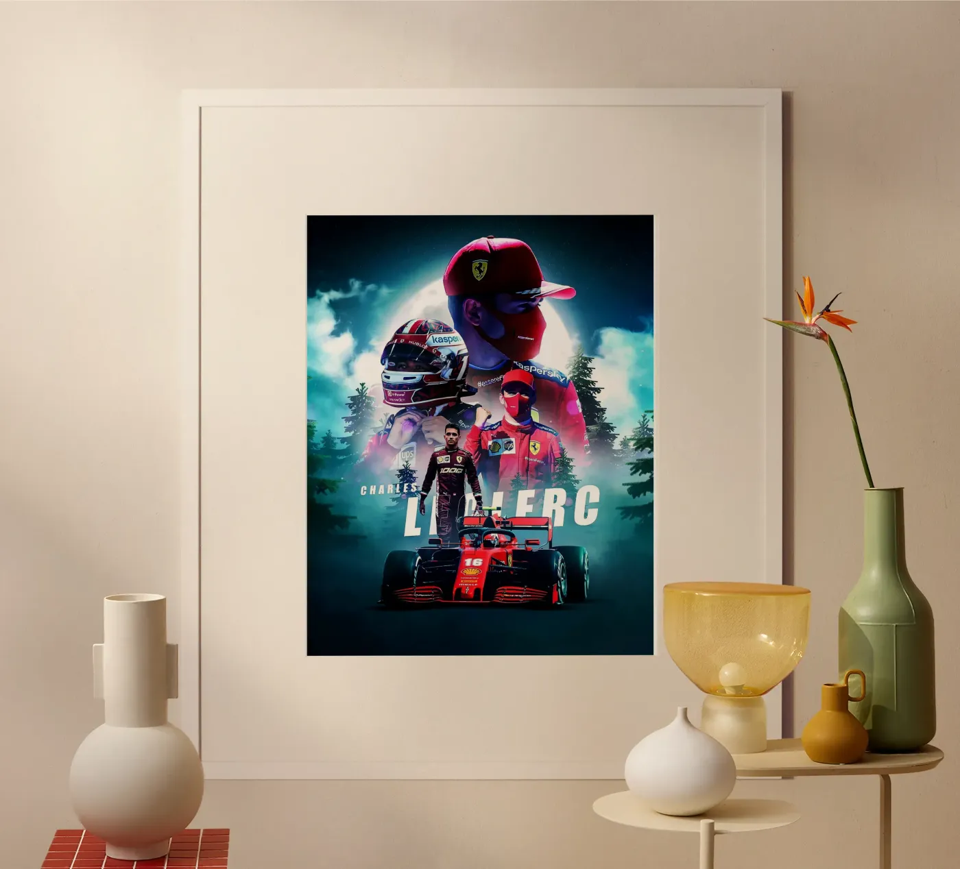 Charles Leclerc poster da Indah Creative