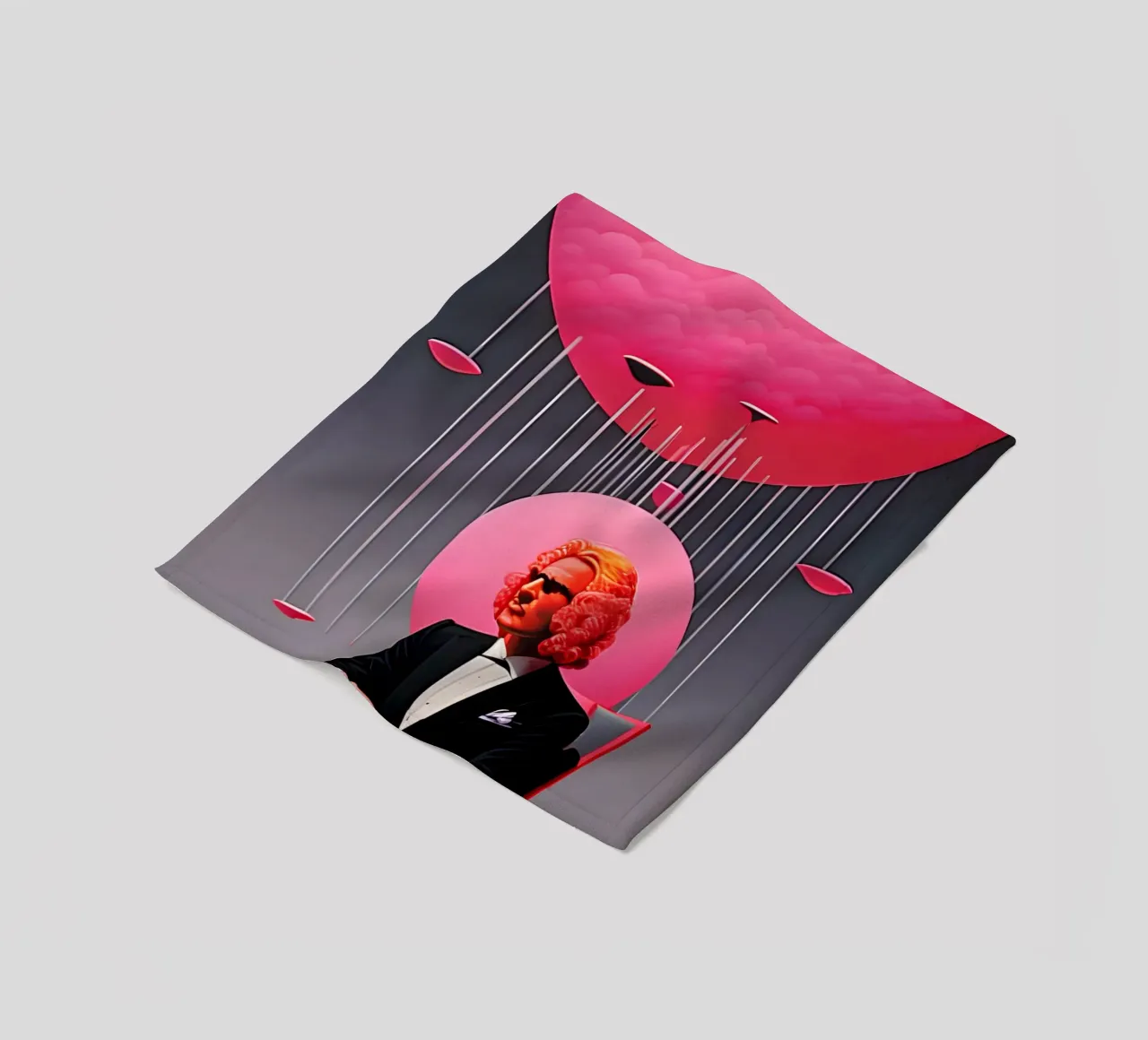 pink-flyod-david-gillmore coperta in pile da kosinsart.gallery