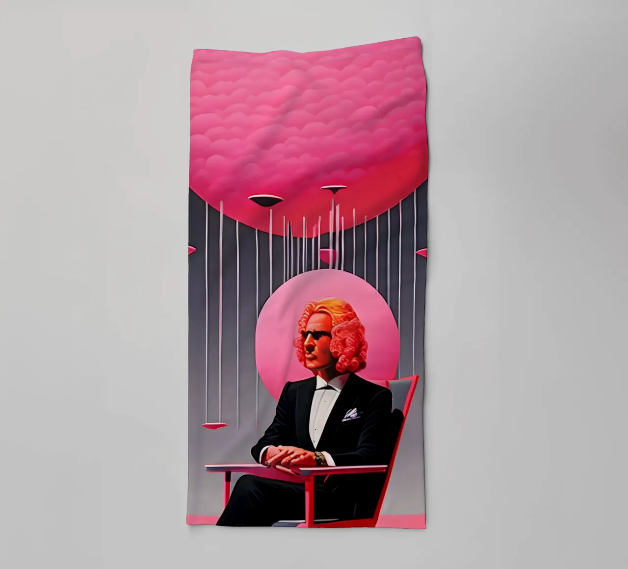 pink-flyod-david-gillmore asciugamano da bagno da kosinsart.gallery