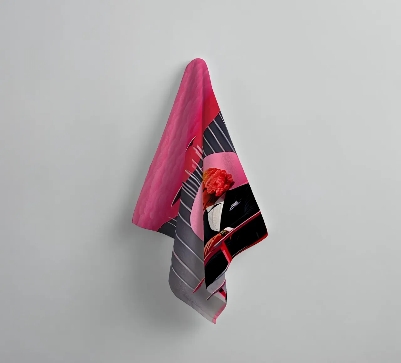 pink-flyod-david-gillmore asciugamano da bagno da kosinsart.gallery