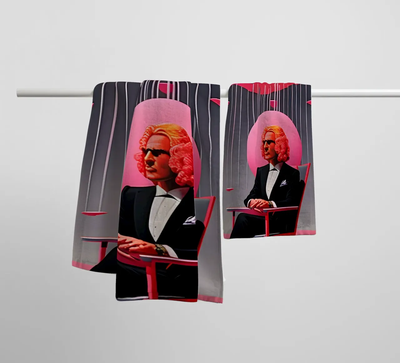 pink-flyod-david-gillmore asciugamano da bagno da kosinsart.gallery