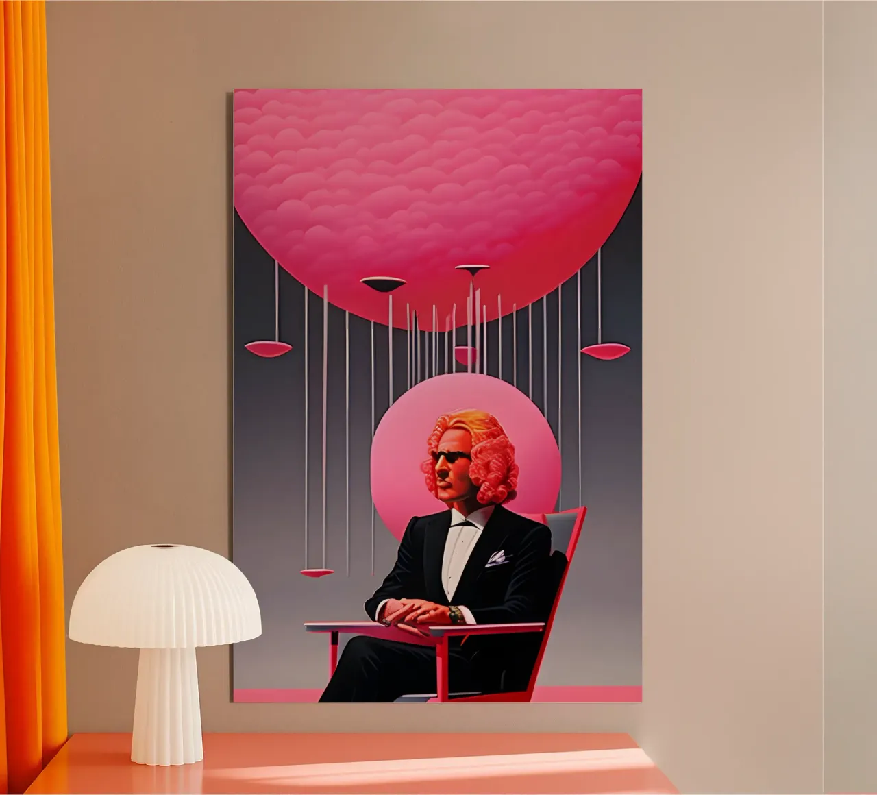 pink-flyod-david-gillmore alluminio dibond da kosinsart.gallery