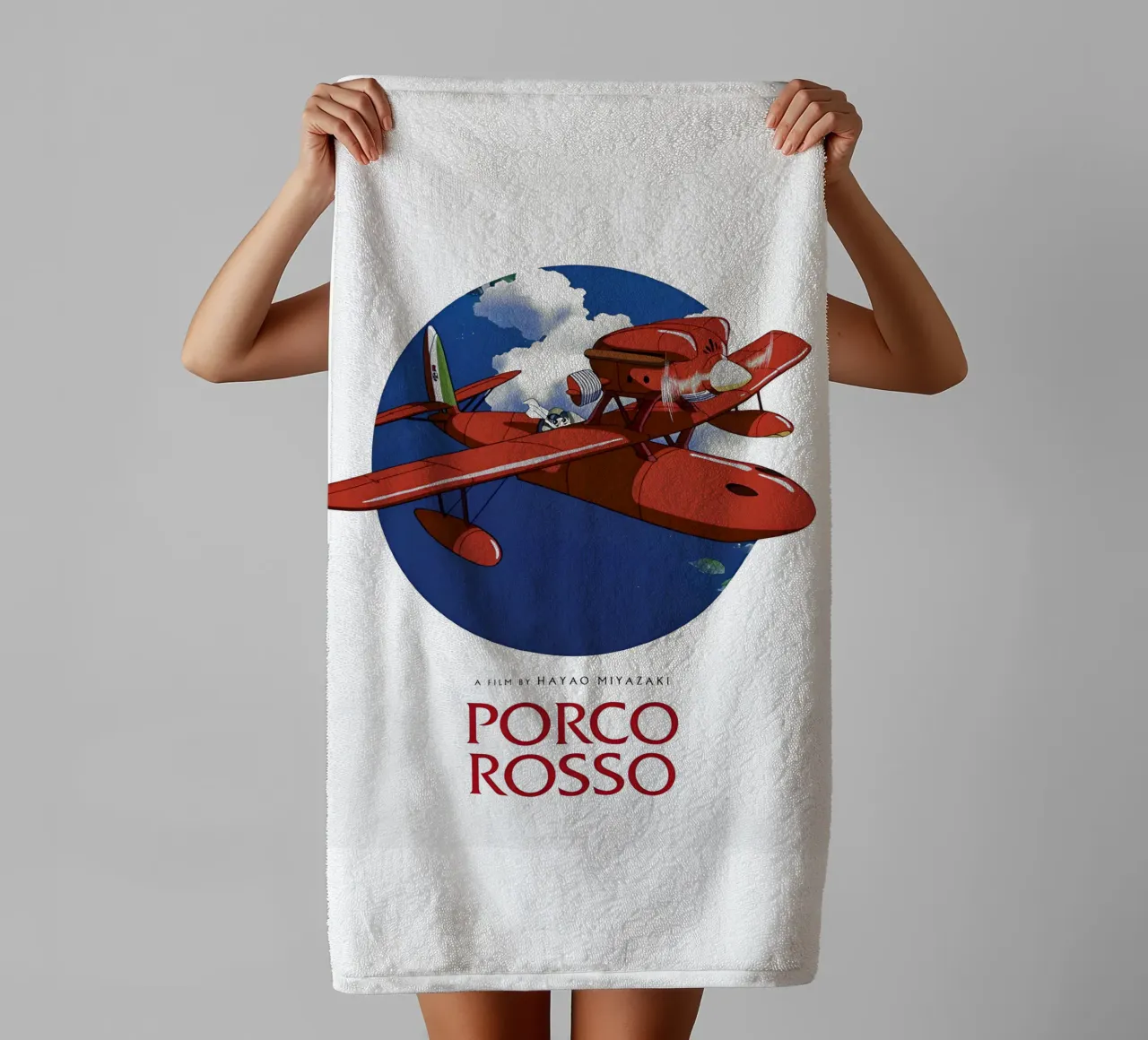 Porco Rosso – Studio Ghibli asciugamano da bagno da Attaboy Dsgn