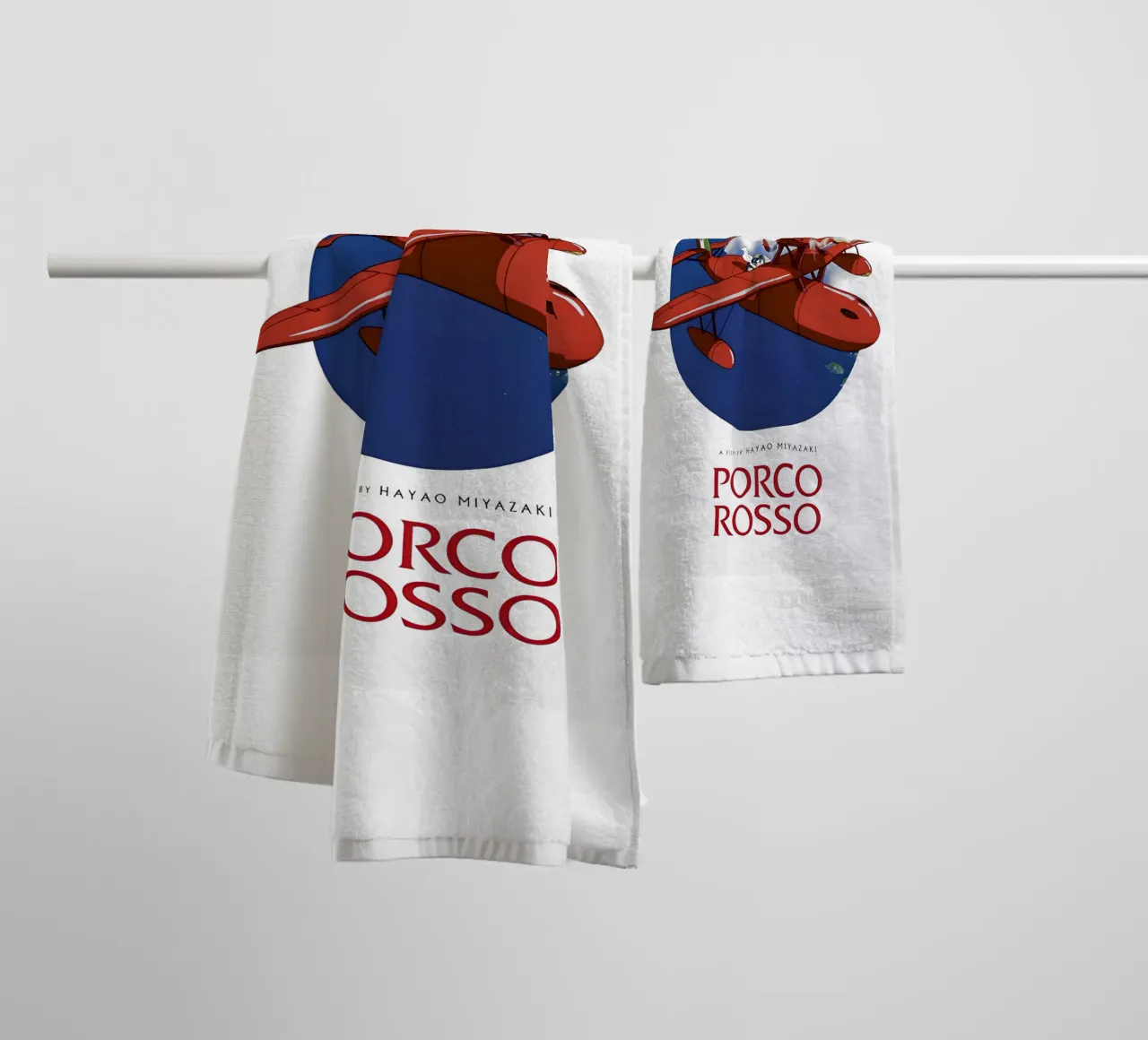 Porco Rosso – Studio Ghibli asciugamano da bagno da Attaboy Dsgn