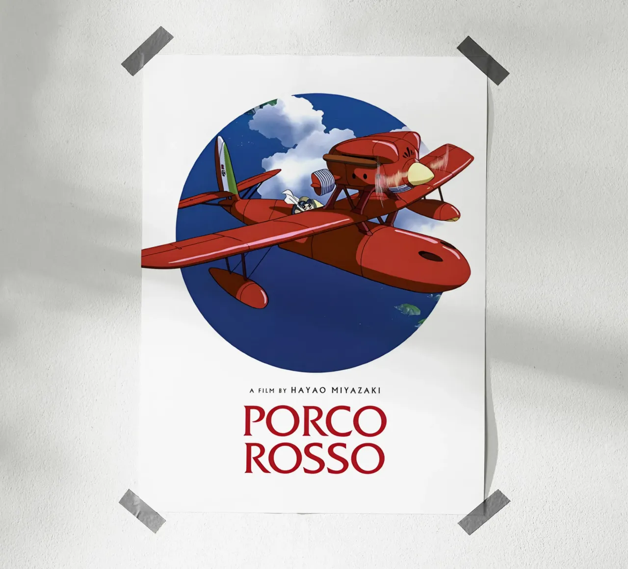 Porco Rosso – Studio Ghibli carta hahnemühle da Attaboy Dsgn
