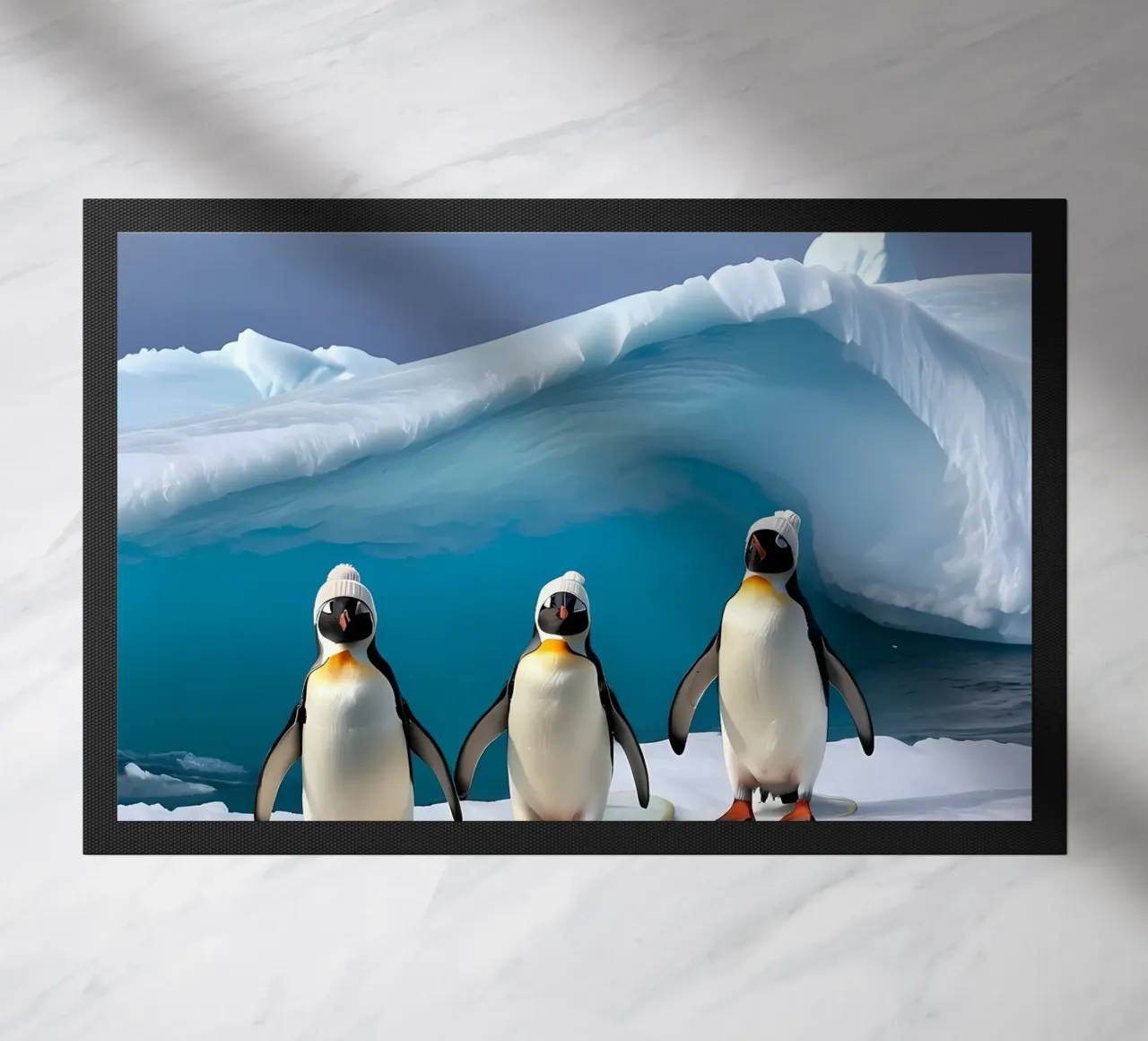Pinguine mit Surfbrett zerbino da kosinsart.gallery