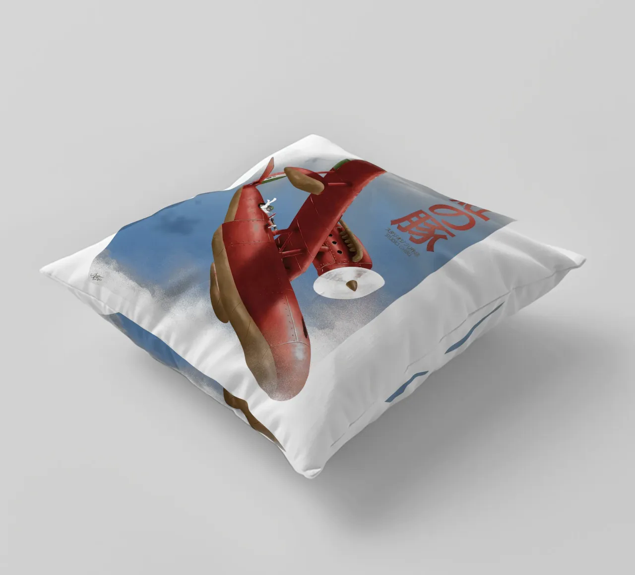 Porco Rosso – Studio Ghibli cuscino da Attaboy Dsgn