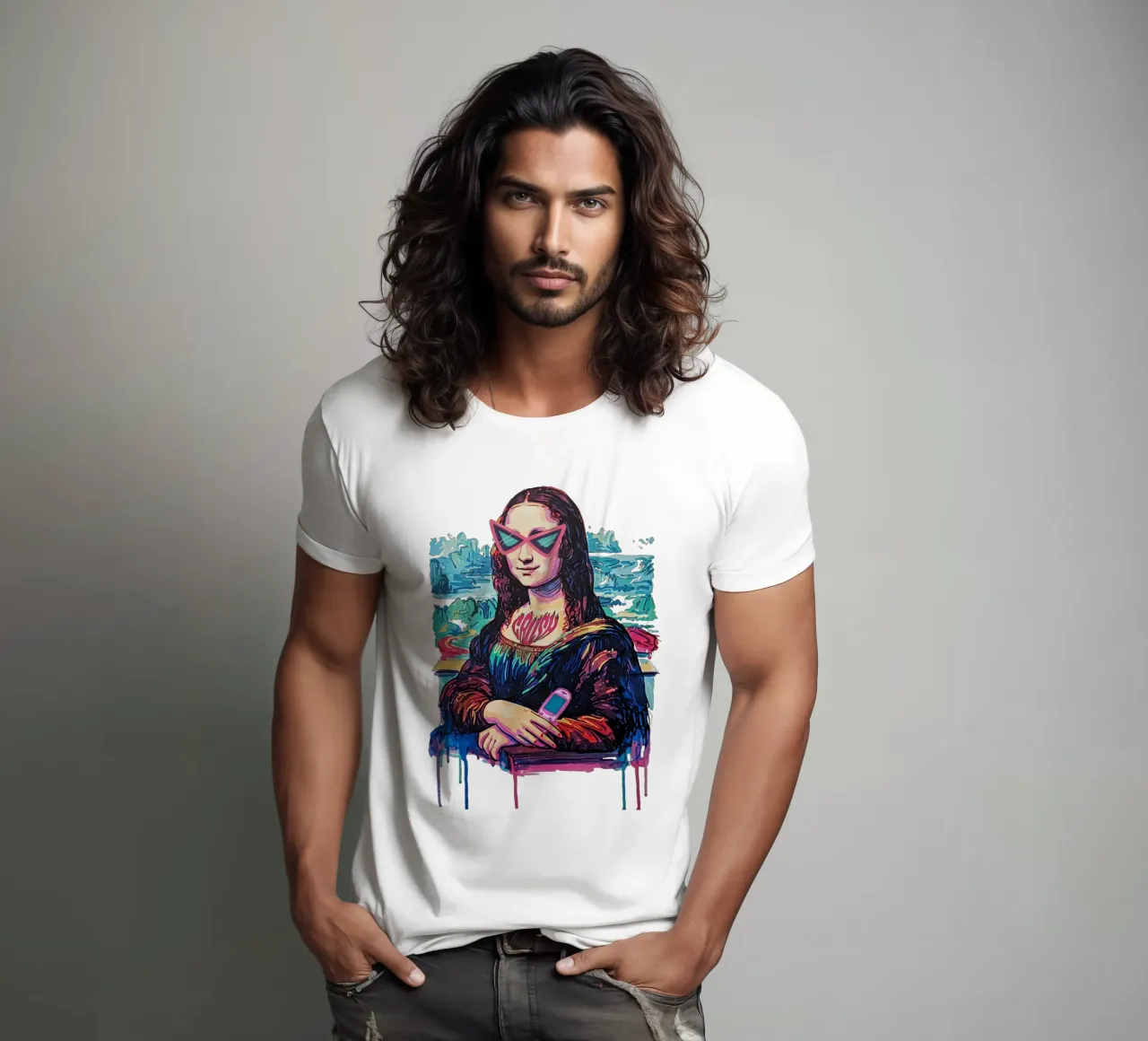 Mona goes viral t-shirt van Eni Brandon