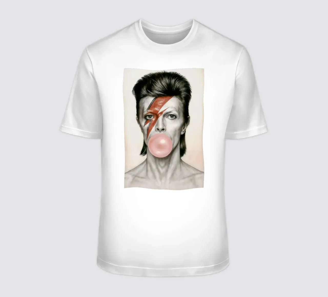 Bowie with a Pop t-shirt da CNTRL
