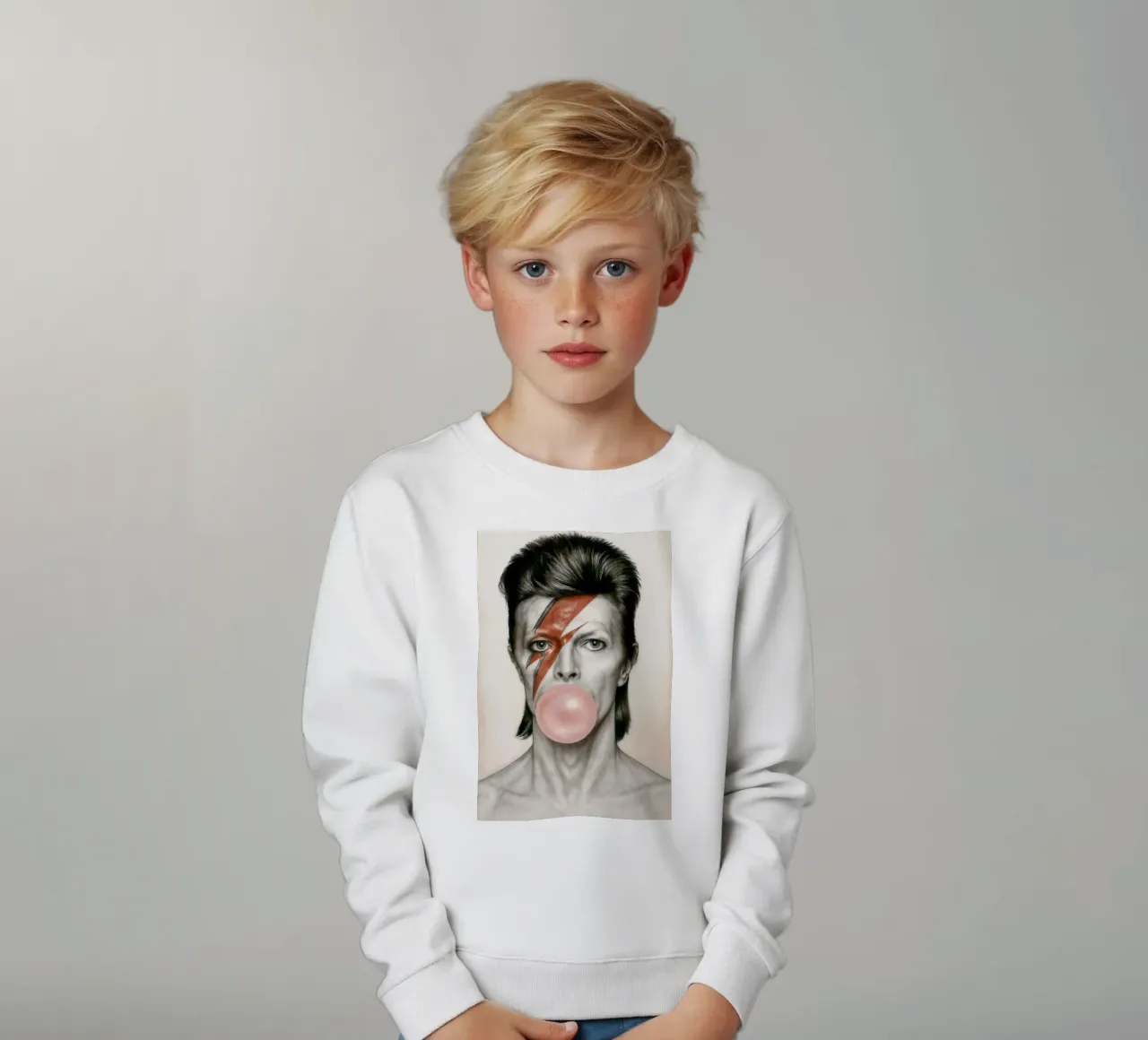 Bowie with a Pop sudadera para niño de CNTRL