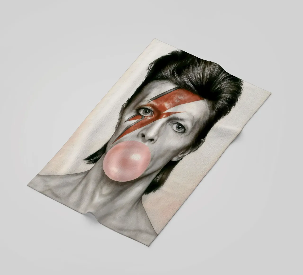 Bowie with a Pop toalla de playa de CNTRL
