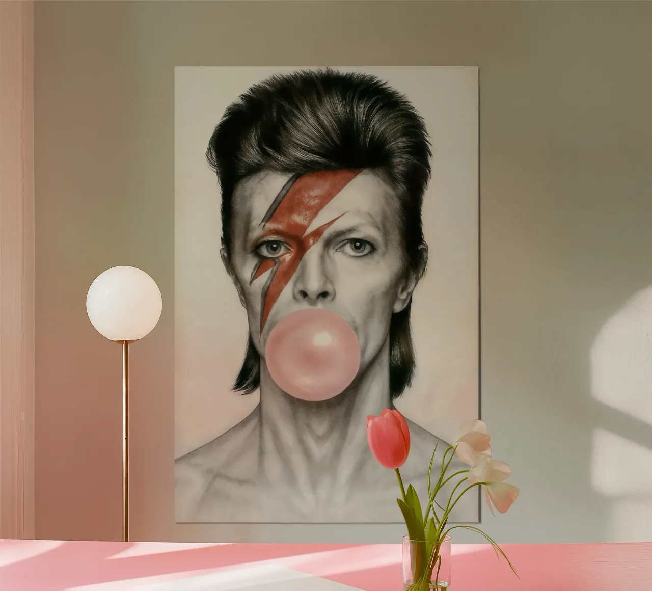 Bowie with a Pop carta hahnemühle da CNTRL