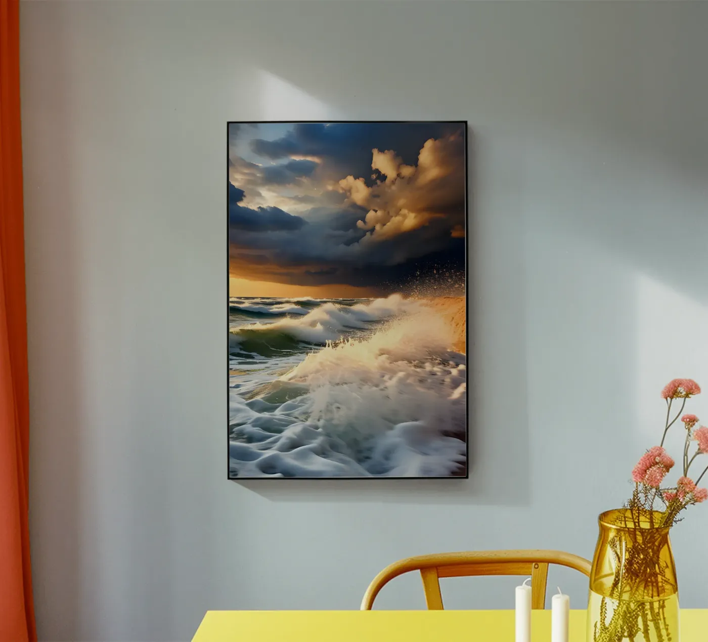 Ocean Wellen acryl van kosinsart.gallery1