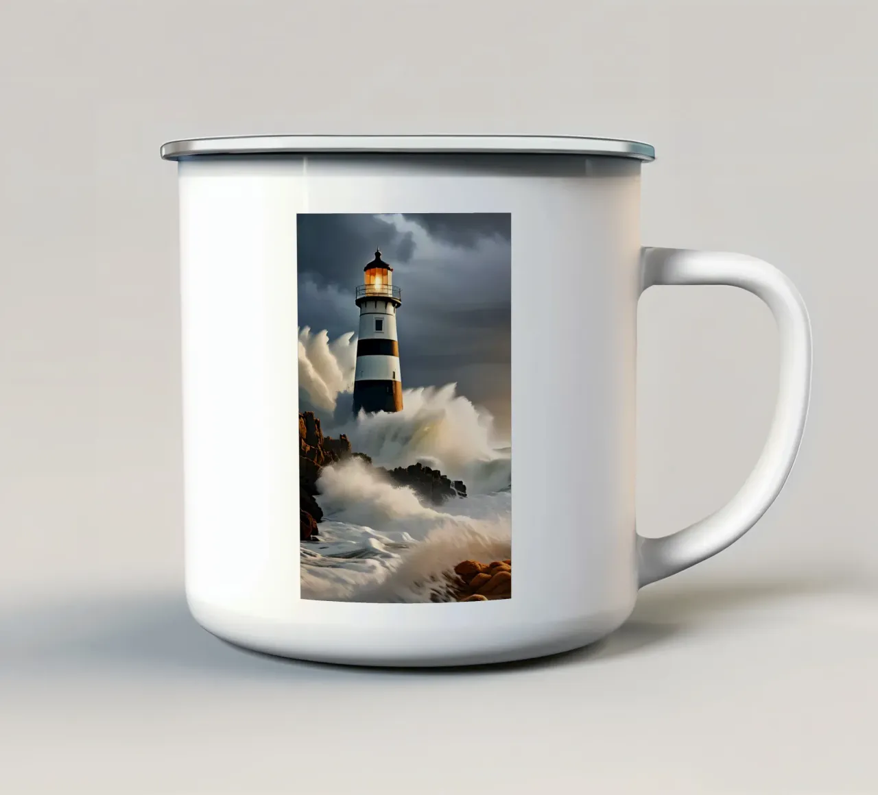 Ocean Sturm 2 tazza in smalto da kosinsart.gallery