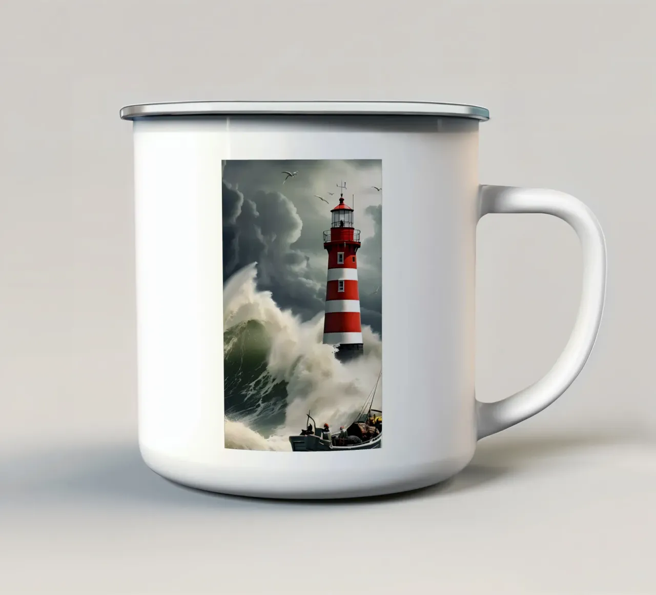 Ocean Sturm 1 tazza in smalto da kosinsart.gallery