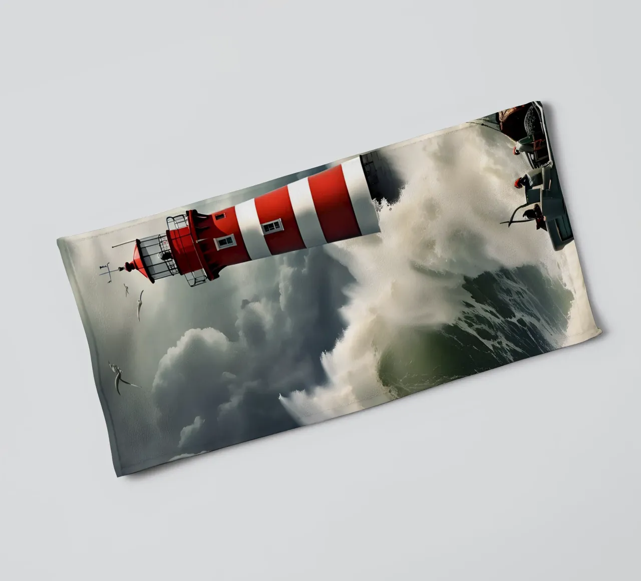 Ocean Sturm 1 asciugamano da bagno da kosinsart.gallery
