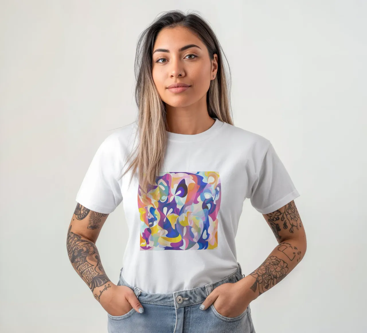 Amore per i modelli t-shirt da lovely lines