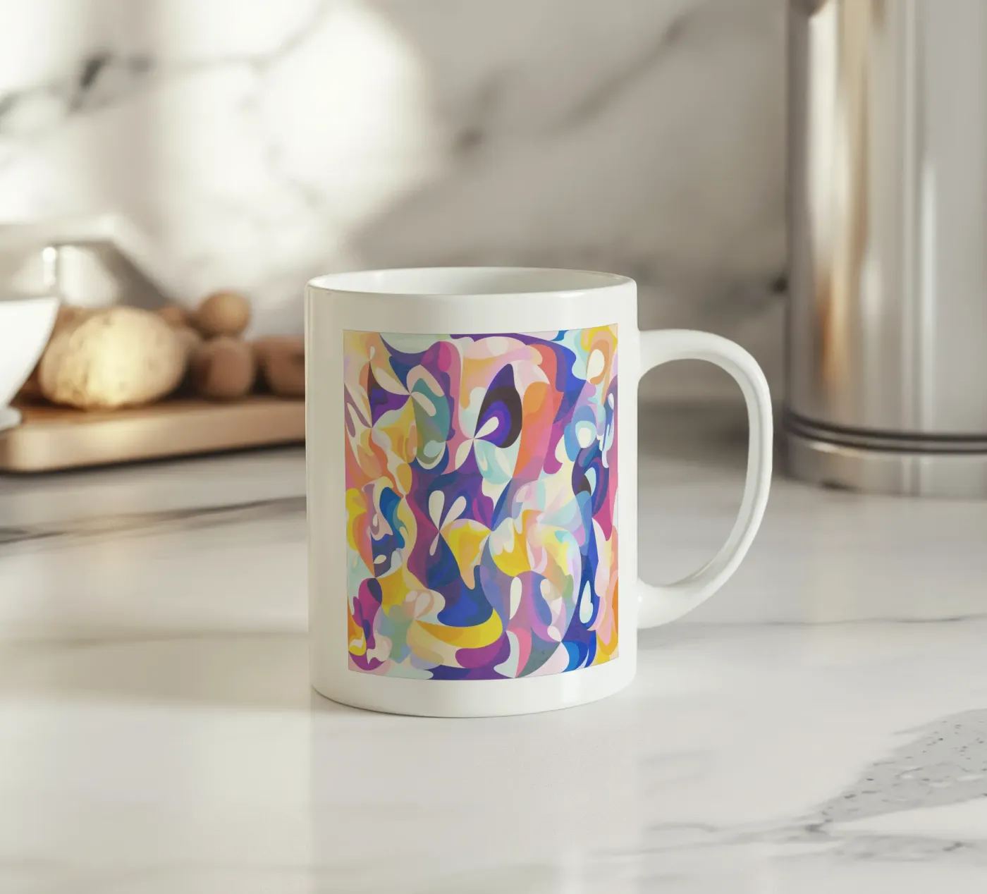 Pattern Love ceramic mug by Lines Inside