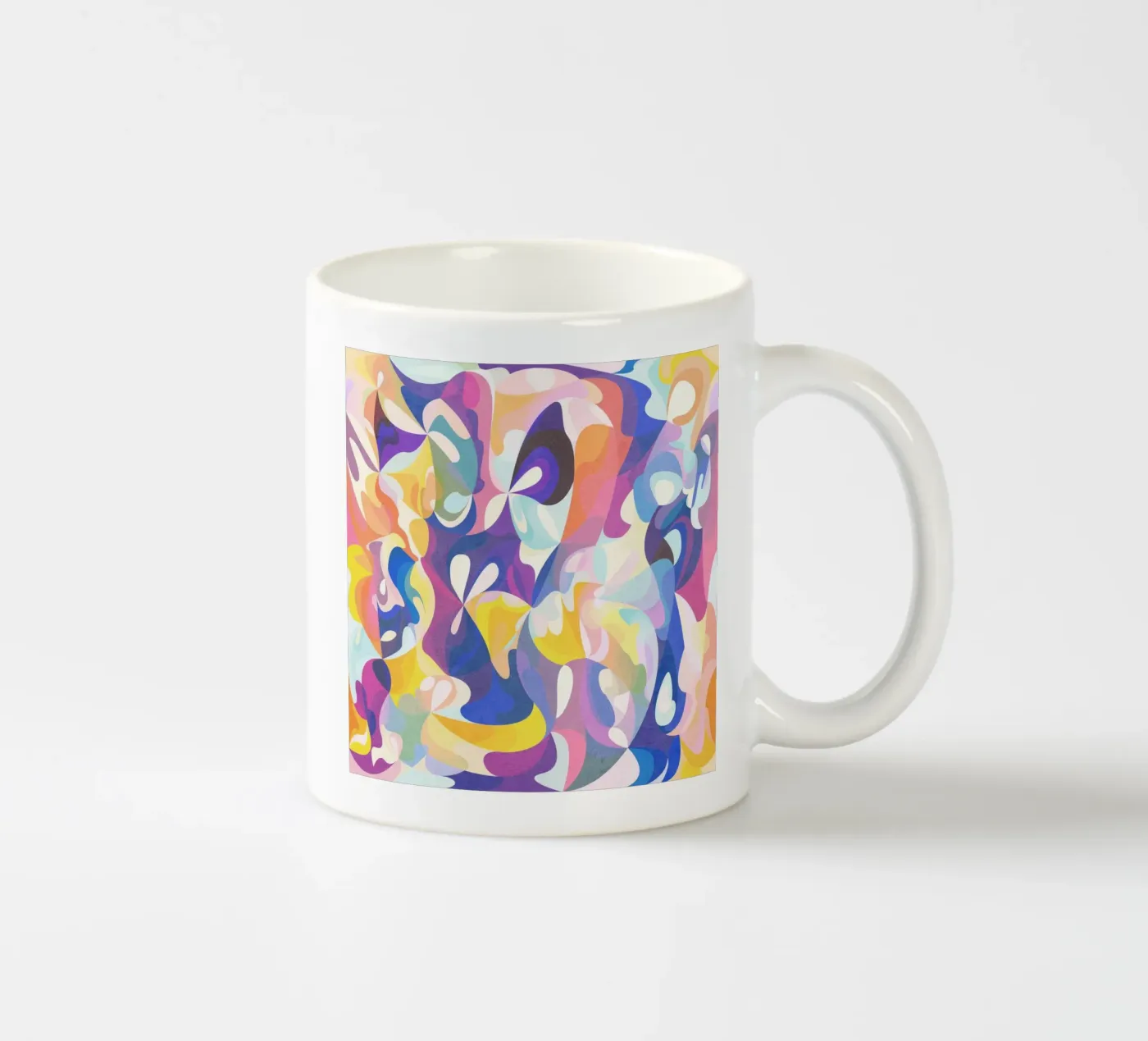 Pattern Love ceramic mug by Abstract Joy