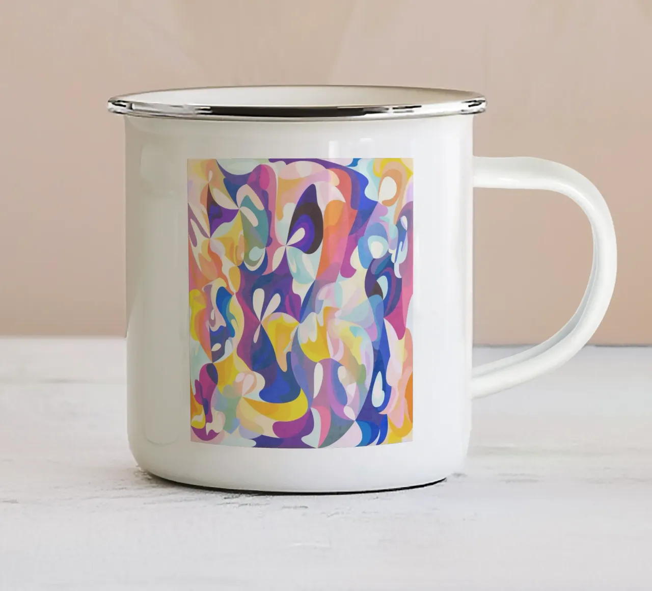 Amore per i modelli tazza in smalto da lovely lines