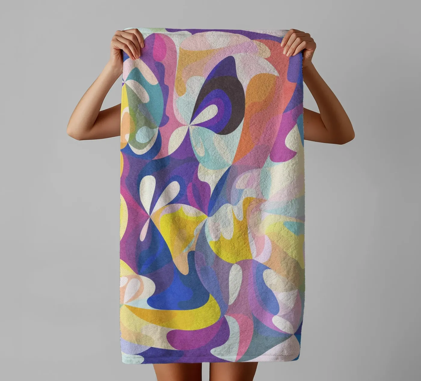 Pattern Love towel by Lines Inside