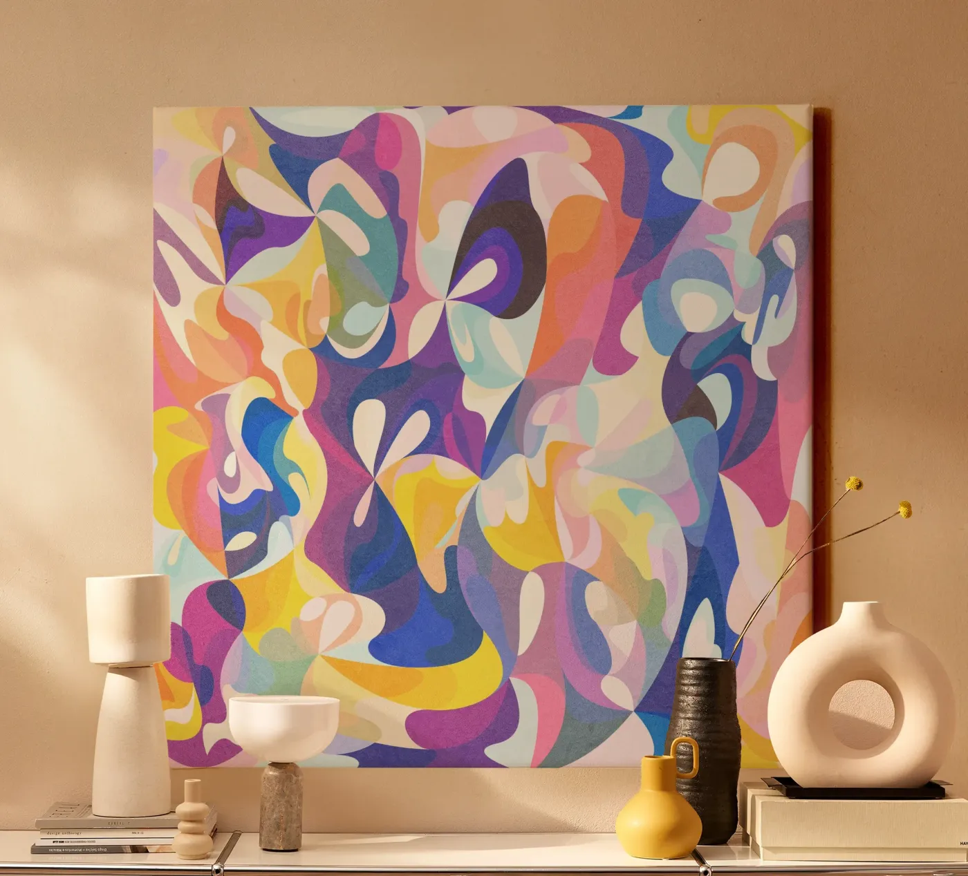 Pattern Love canvas by Lines Inside