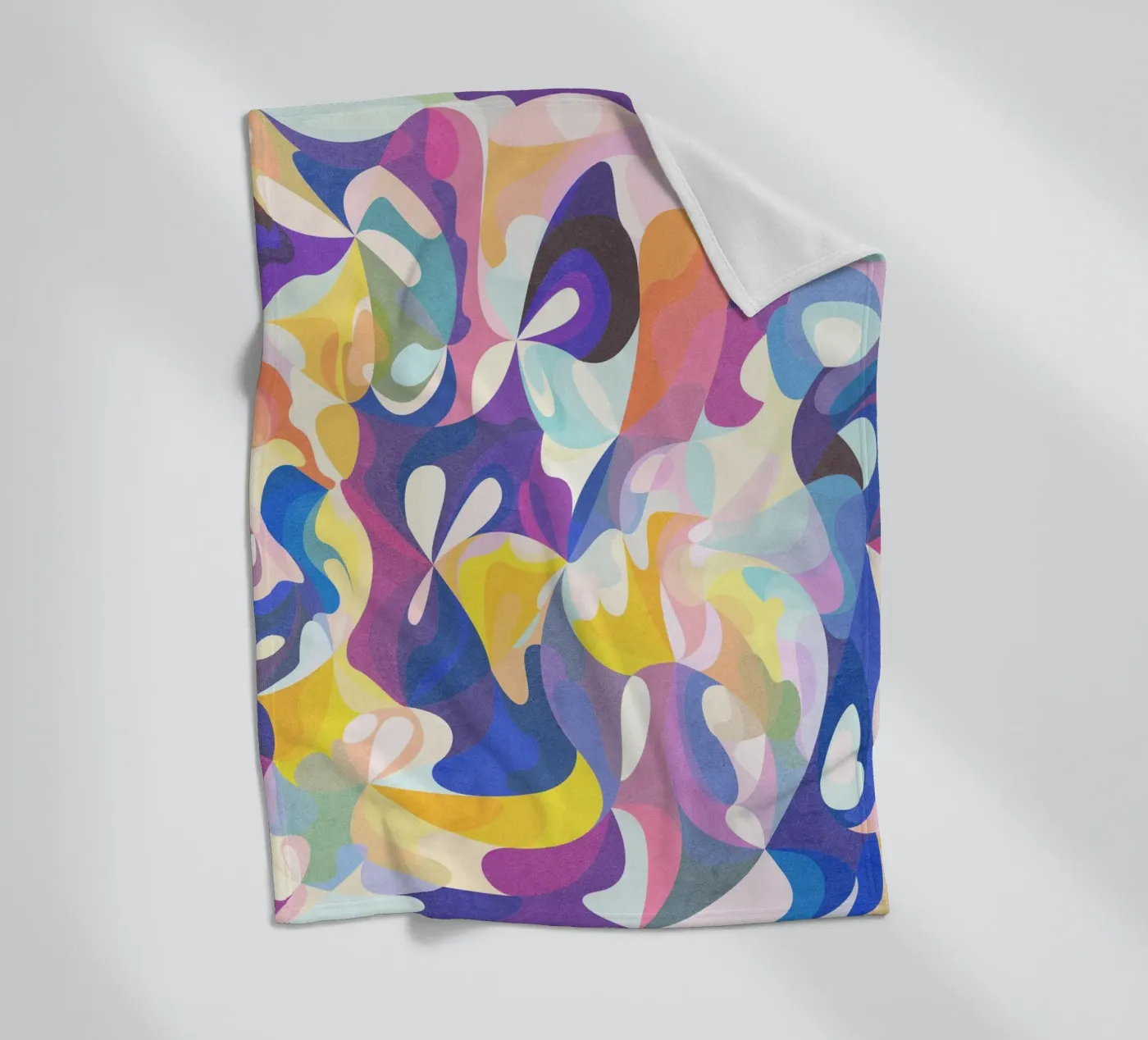 Pattern Love fleece blanket by Lines Inside