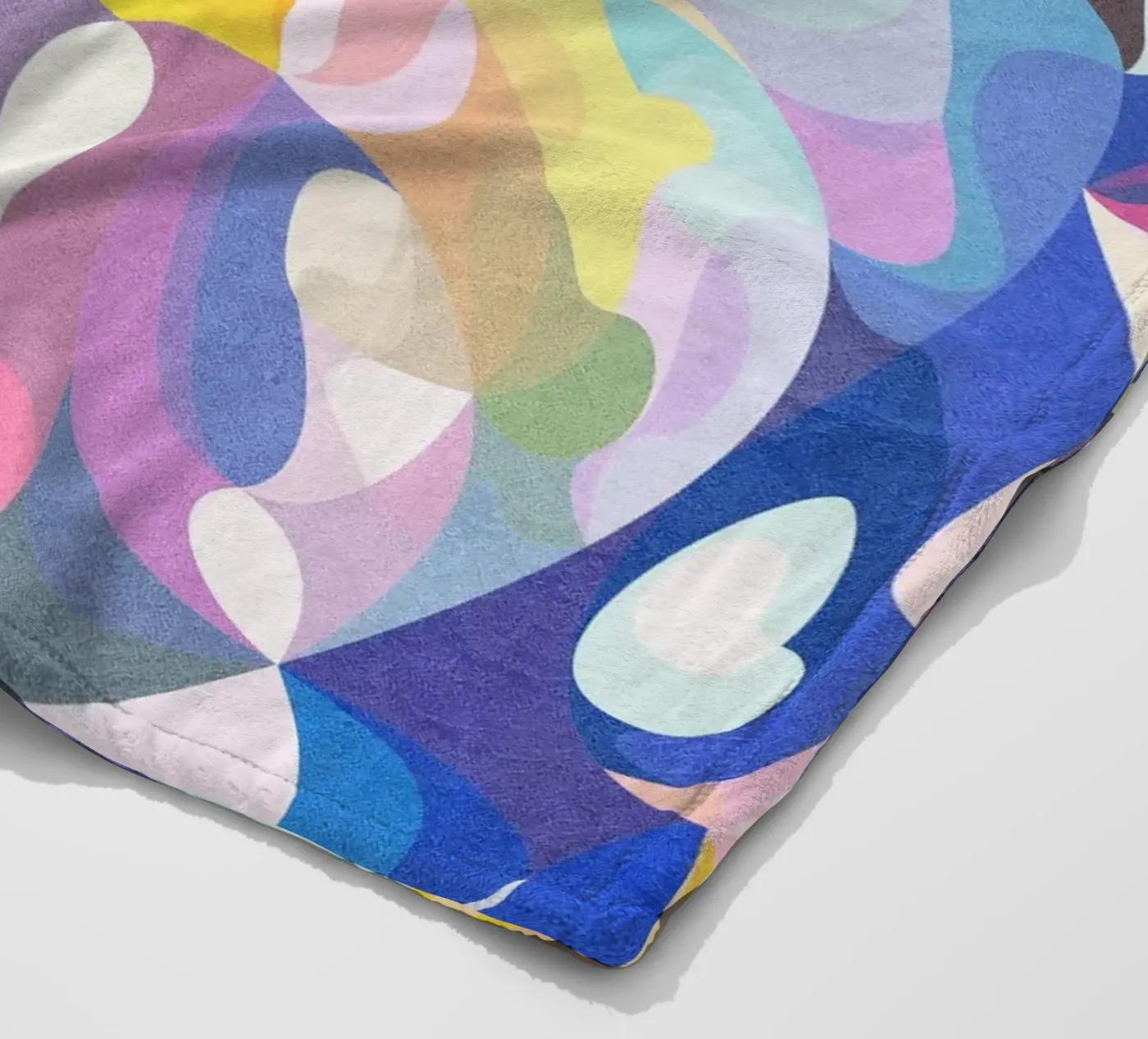 Pattern Love fleece blanket by Lines Inside