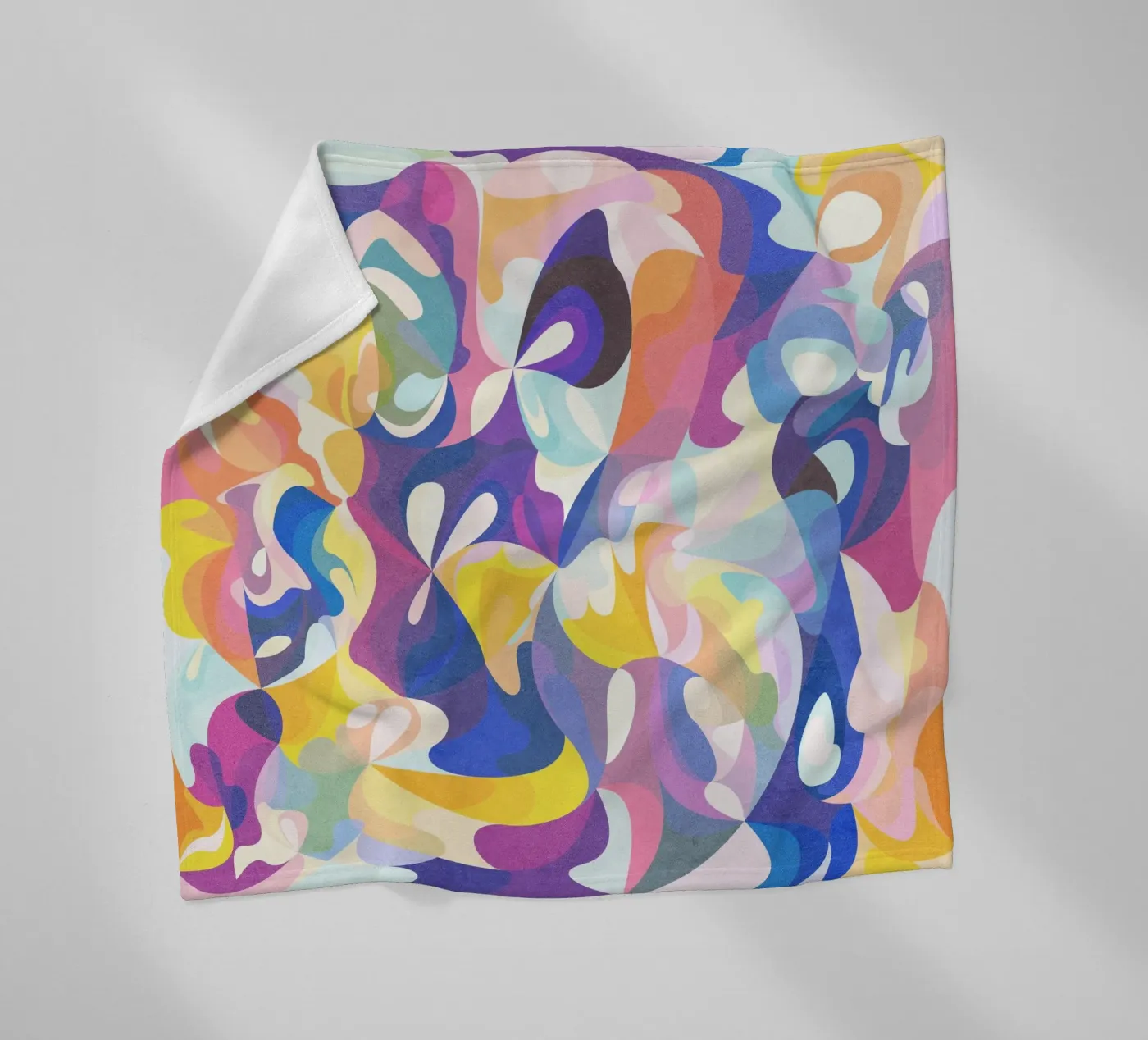 Pattern Love fleece blanket by Lines Inside