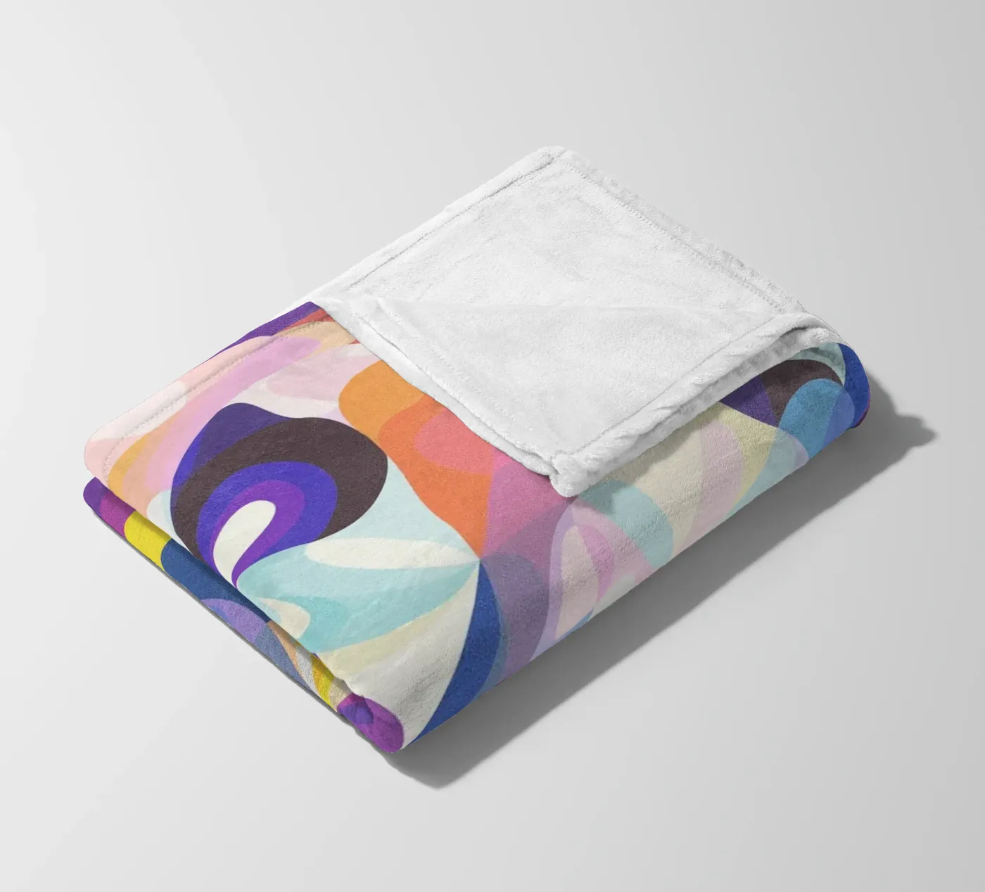 Pattern Love fleece blanket by Lines Inside