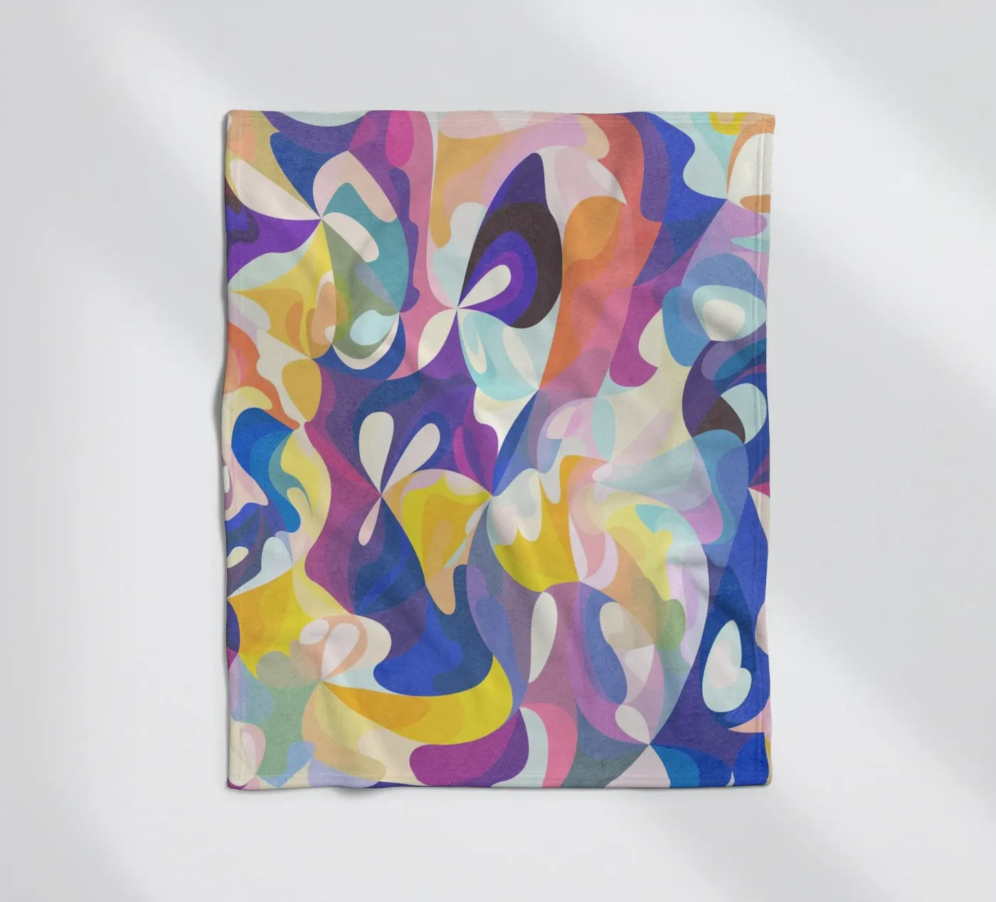 Pattern Love fleece blanket by Lines Inside