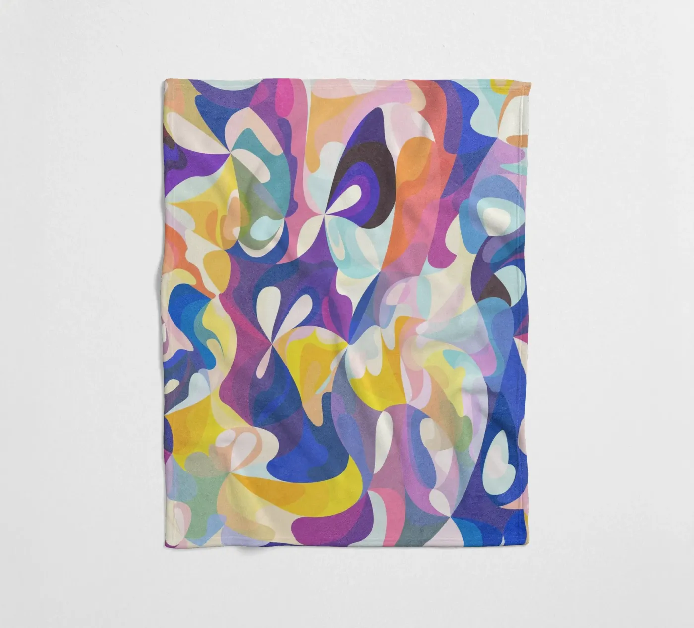 Pattern Love fleece blanket by Lines Inside