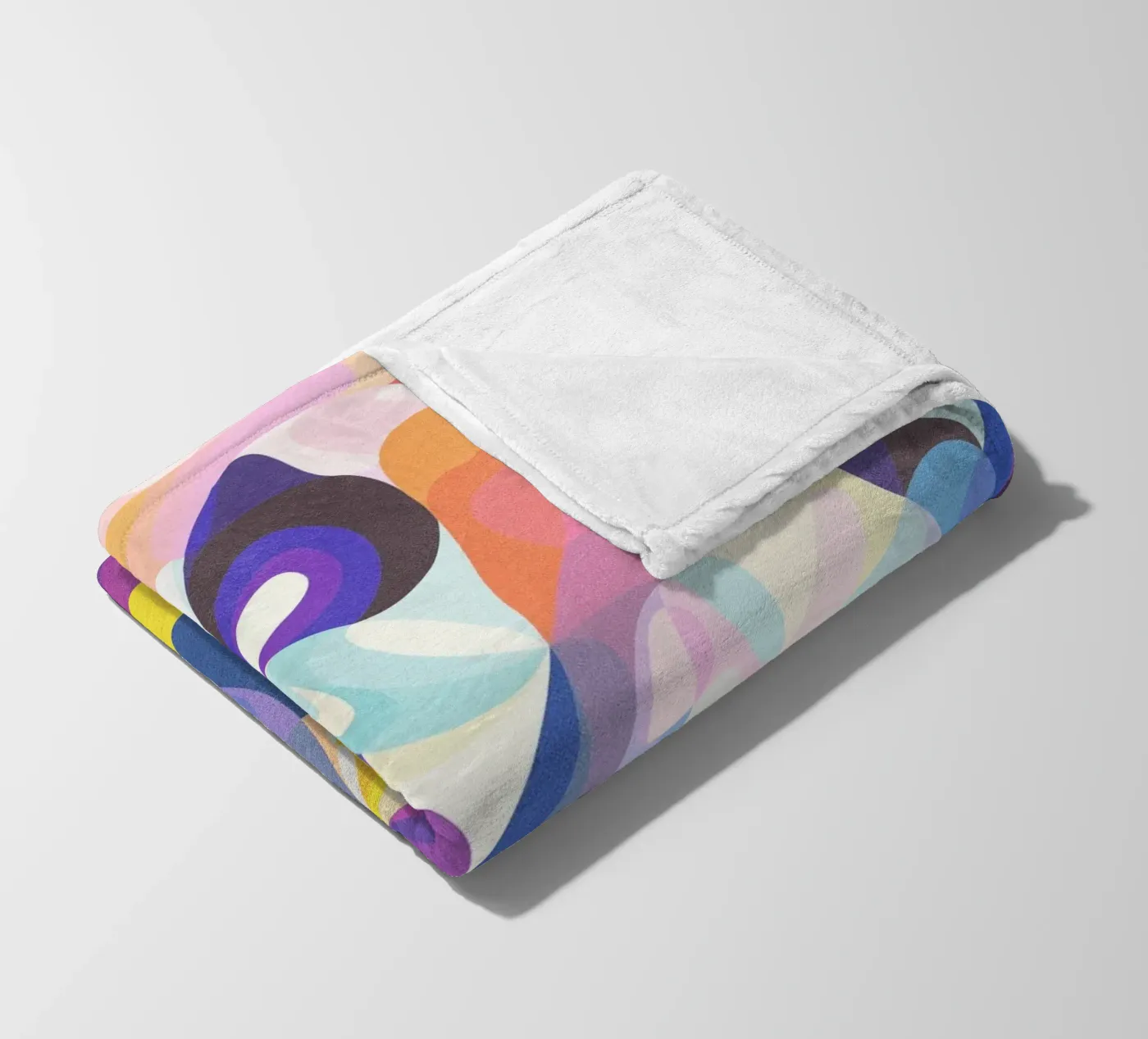 Pattern Love fleece blanket by Lines Inside