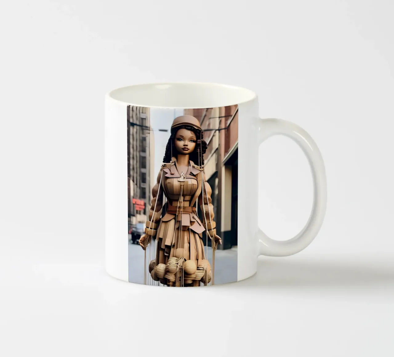 Holzfigur 2 tazza in ceramica da kosinsart.gallery