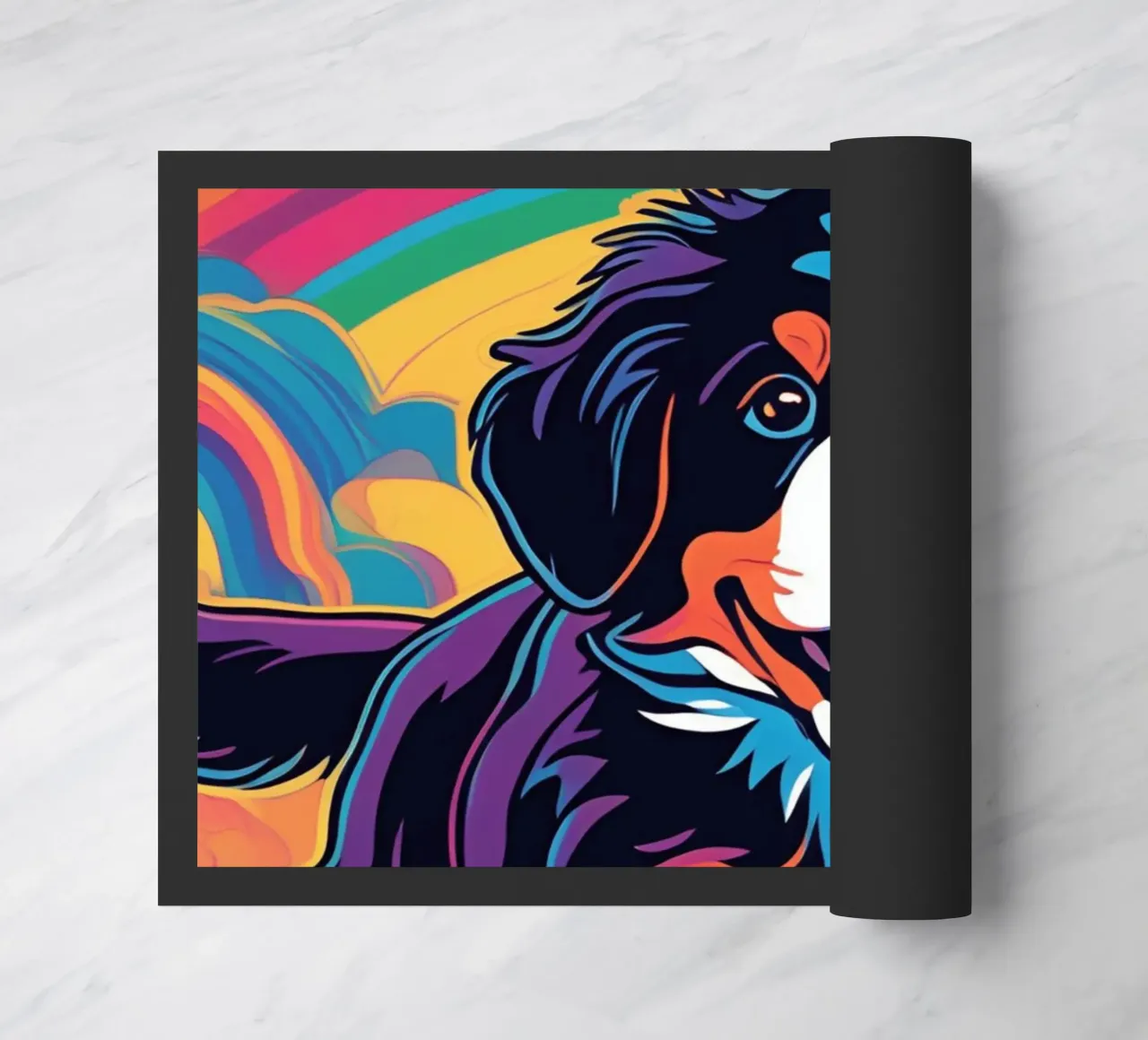 Galline bernesi colorate zerbino da Yumis.Beargang.and.Me