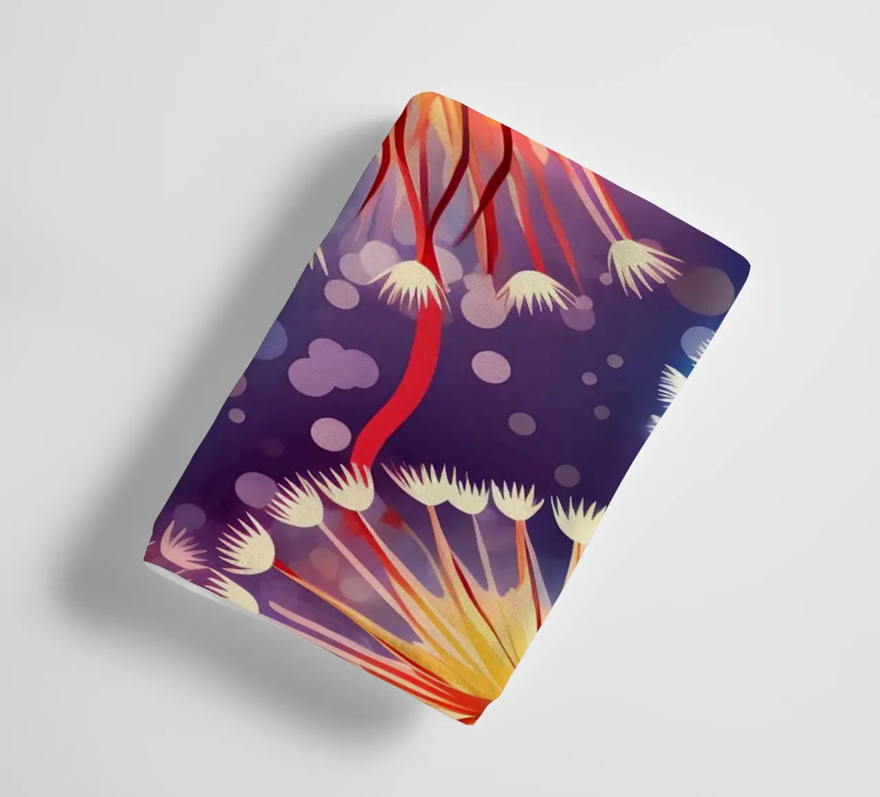 Cosmic Bloom Dandelions towel by Botanical Pattern House