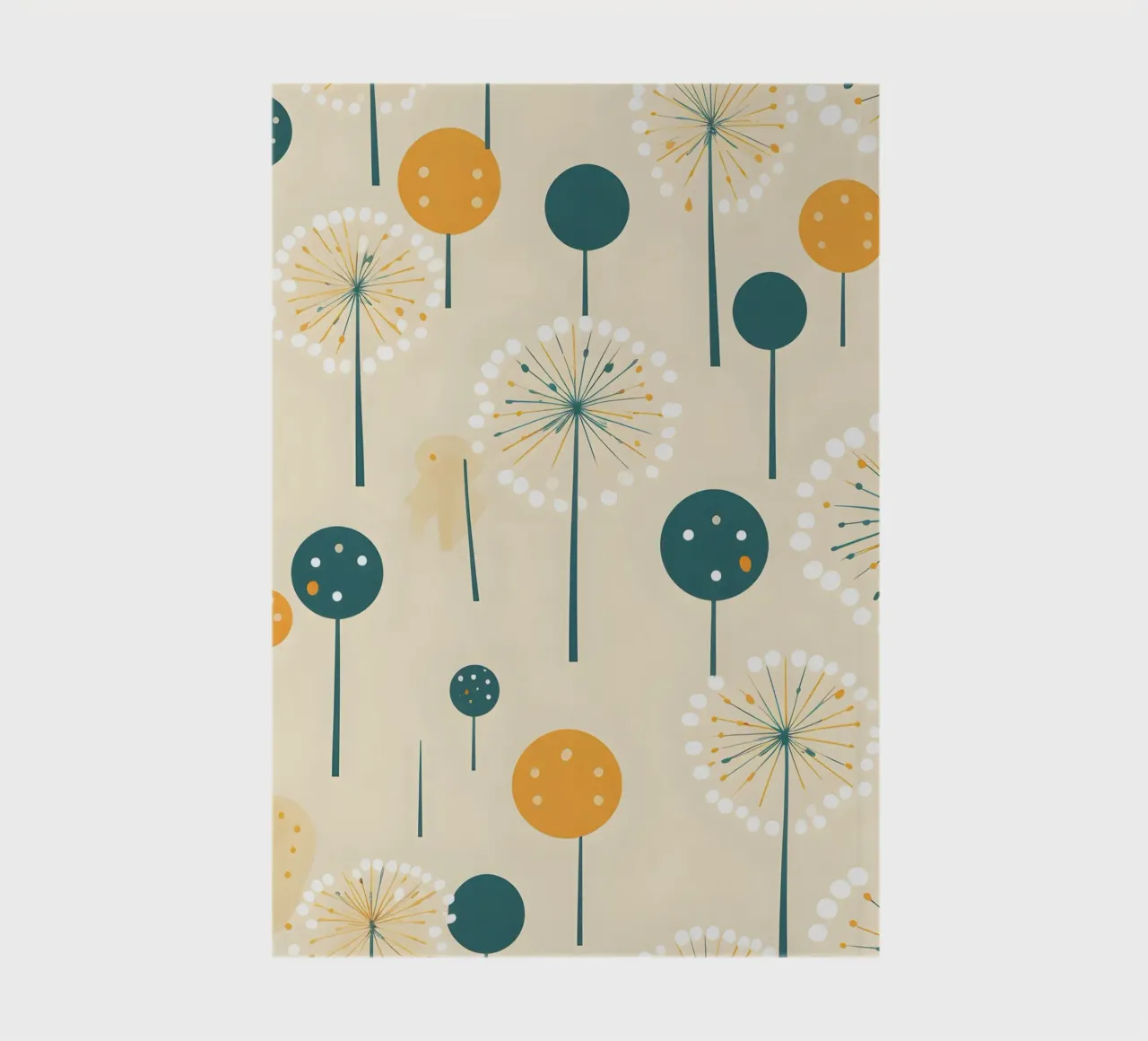 Amber Whimsy Dandelions notebook by Botanical Pattern House